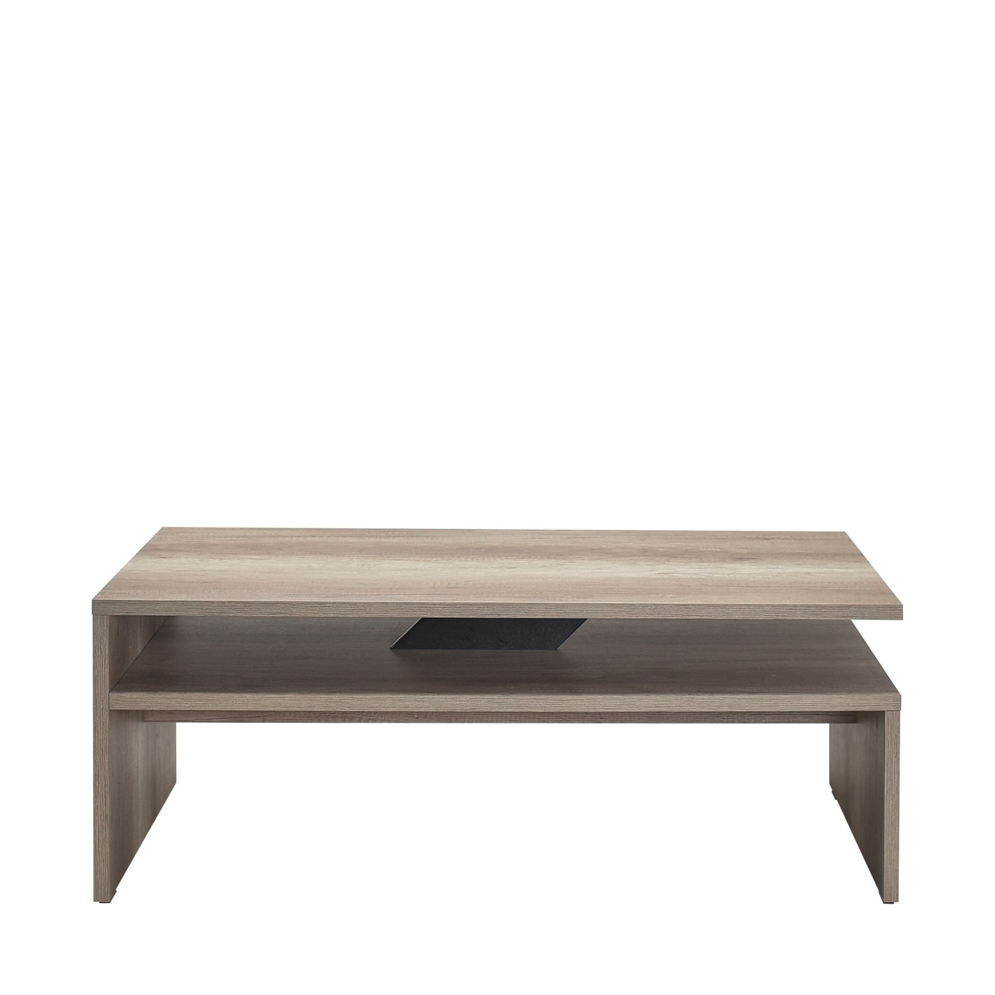 Masuta de cafea, Hanah Home, pal melaminat, nuc deschis, 110x65x42 cm, 479ADR1798 — imaginea 6