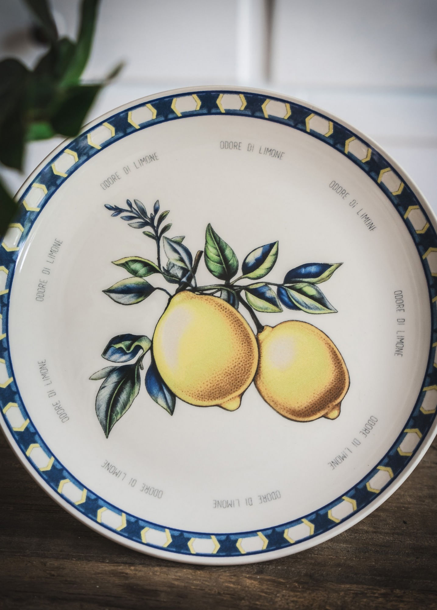 Set farfurii de servire, Hermia, ceramica, galben, 26x26x2 cm, 6 piese, 280TMA2210