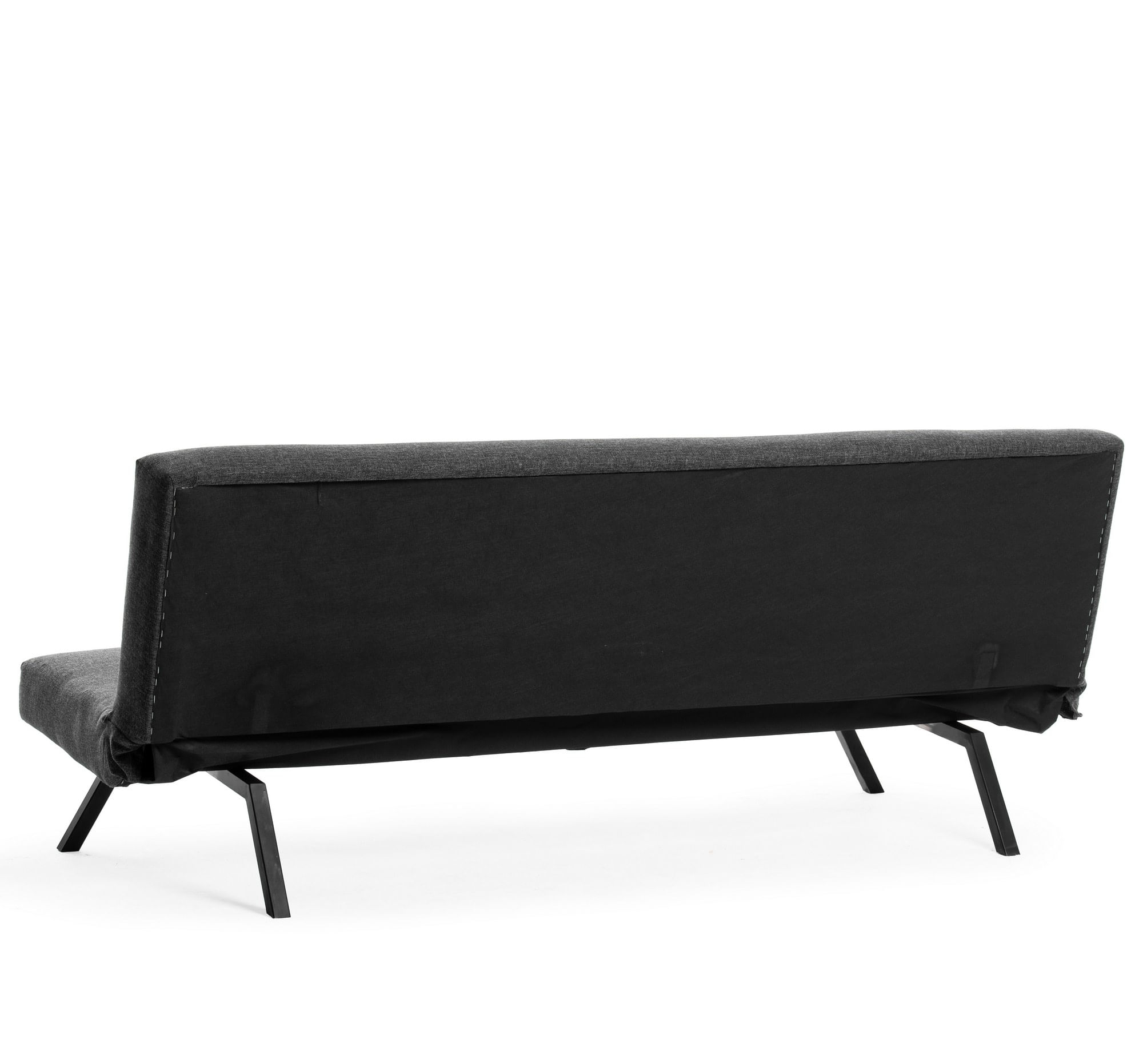 Canapea extensibila 3 locuri, Hanah Home, metal, gri inchis, 180x102 cm — imaginea 3