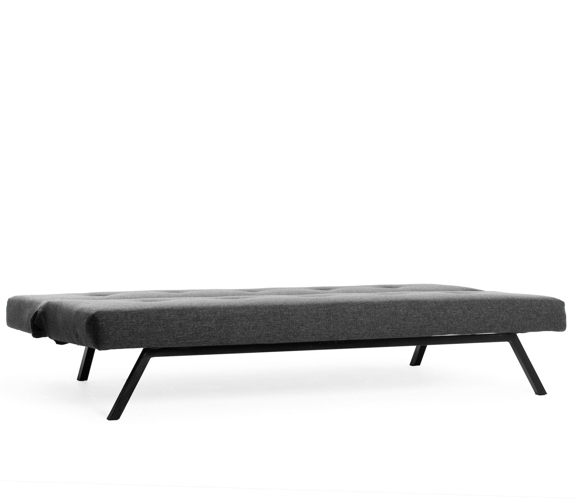 Canapea extensibila 3 locuri, Hanah Home, metal, gri inchis, 180x102 cm — imaginea 4
