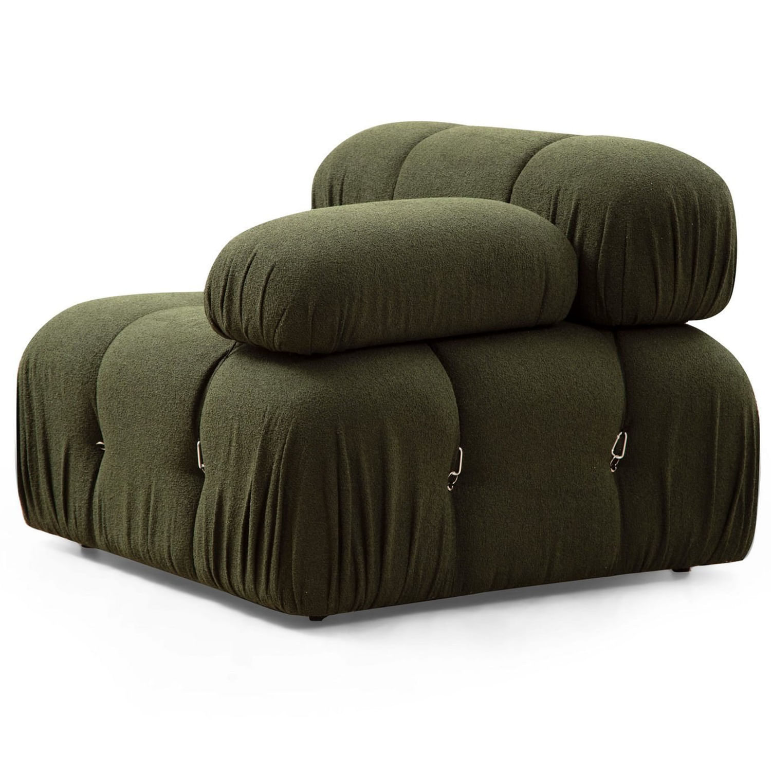 Canapea 1 loc, Hanah Home, lemn fag si pal, verde, 95x95x75 cm — imaginea 4
