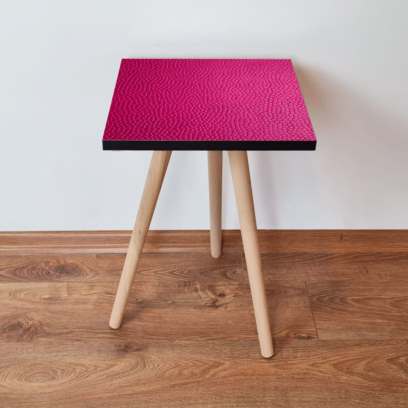 Masa laterala, Hanah Home, mdf, fucsia, 35x35x42 cm, 481LNA1981