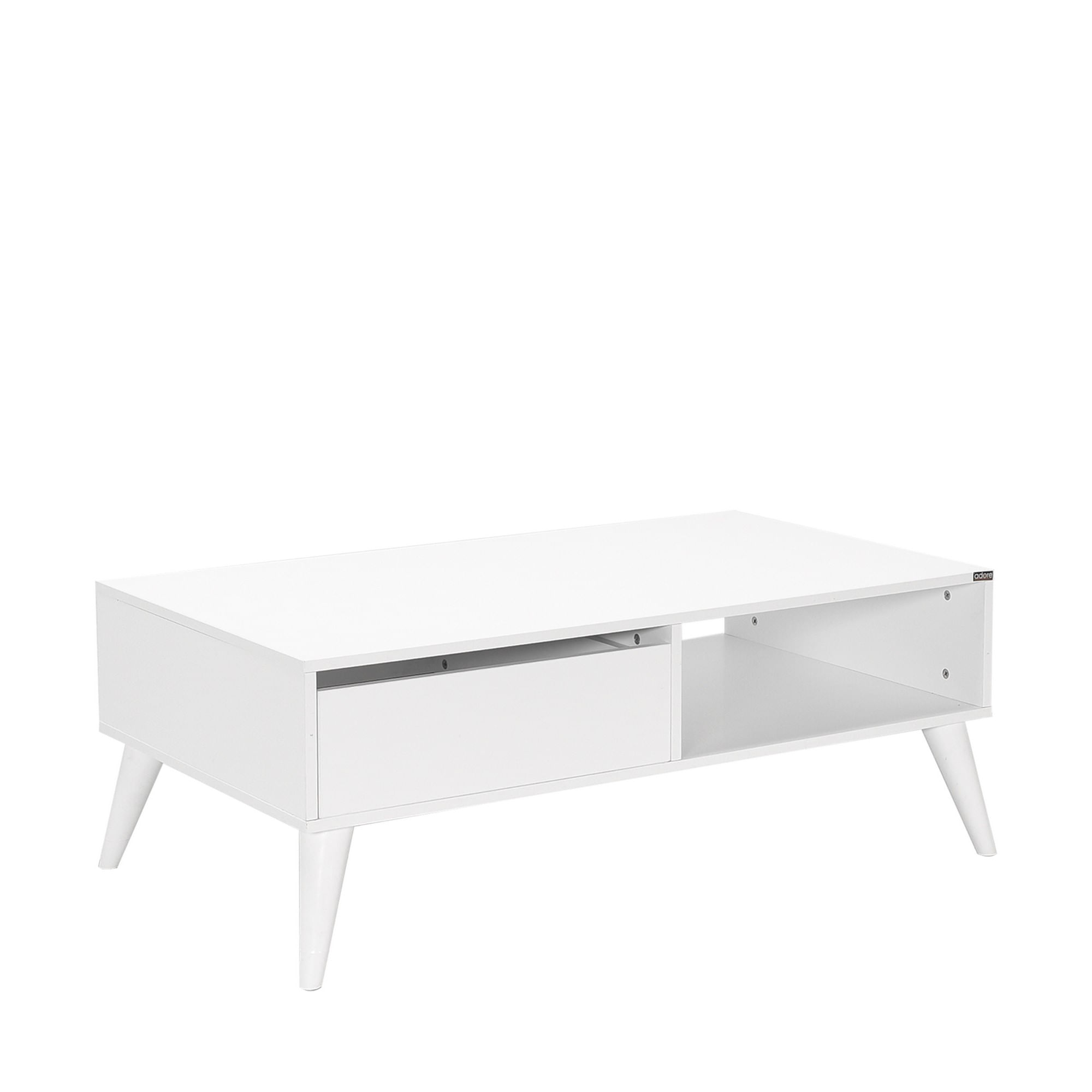 Masuta de cafea, Hanah Home, pal melaminat, alb diamant, 110x65x42 cm, 479ADR1799 — imaginea 5