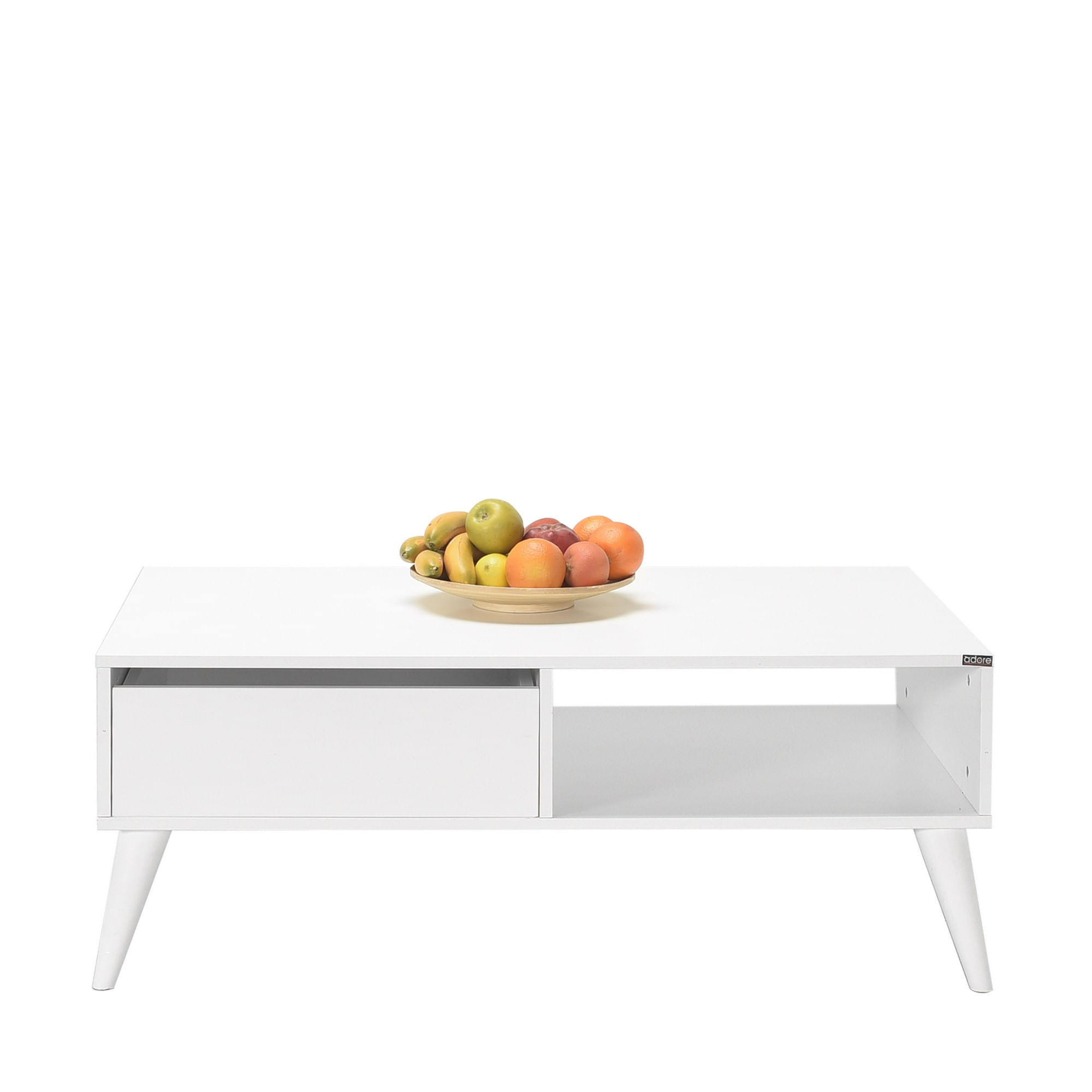 Masuta de cafea, Hanah Home, pal melaminat, alb diamant, 110x65x42 cm, 479ADR1799 — imaginea 7