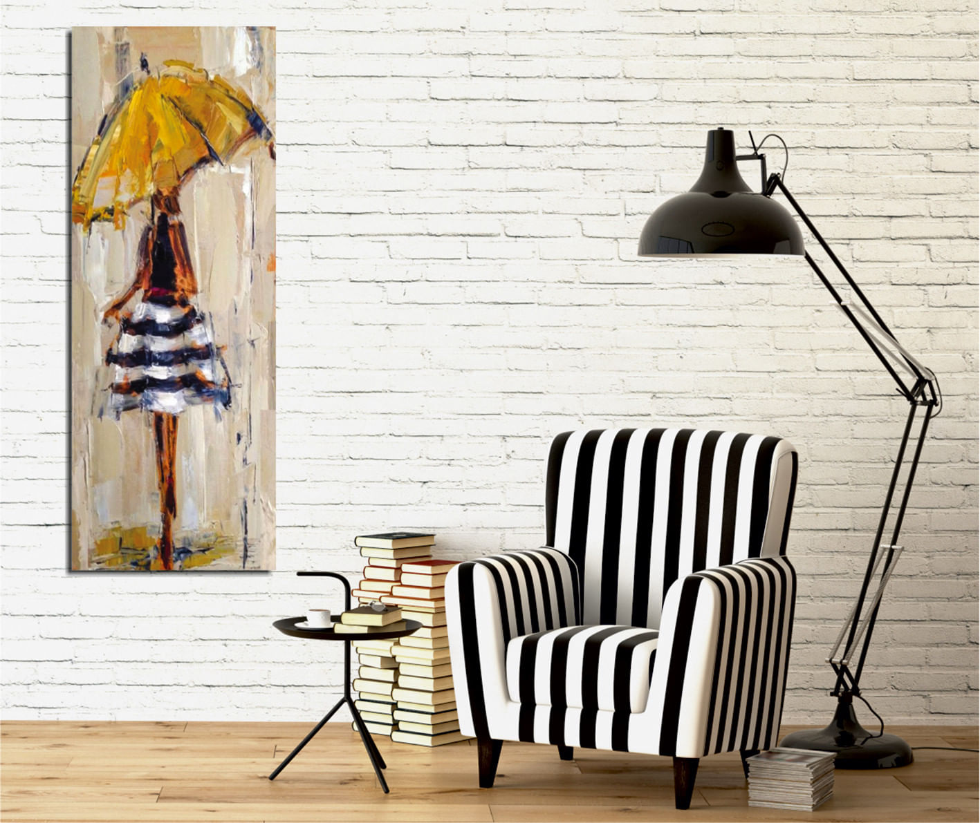 Tablou decorativ, Wallxpert, panza, multicolor, 30x80 cm, 762SYM3294