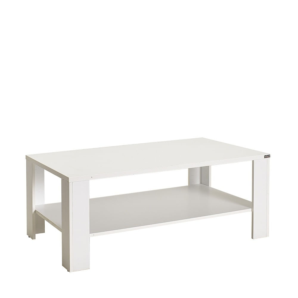 Masuta de cafea, Hanah Home, pal melaminat, alb diamant, 110x65x42 cm, 479ADR1422 — imaginea 2