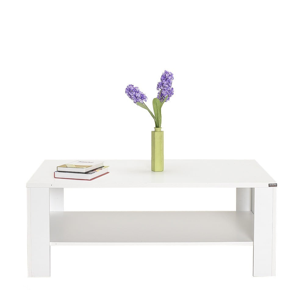 Masuta de cafea, Hanah Home, pal melaminat, alb diamant, 110x65x42 cm, 479ADR1422 — imaginea 8