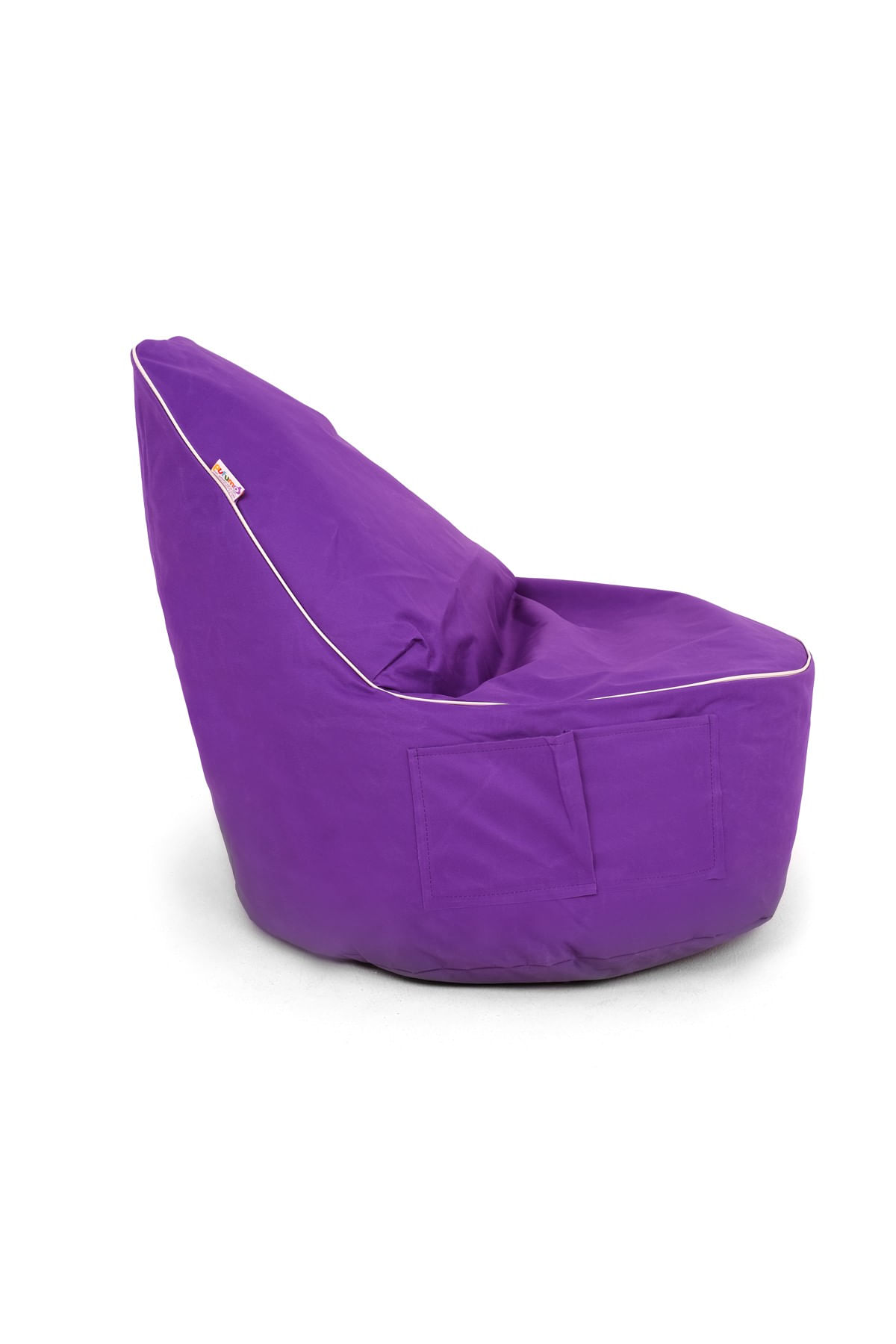 Fotoliu tip bean bag, Atelier Del Sofa, poliester, mov, 80x75x30 cm, 535PFT1191 — imaginea 3