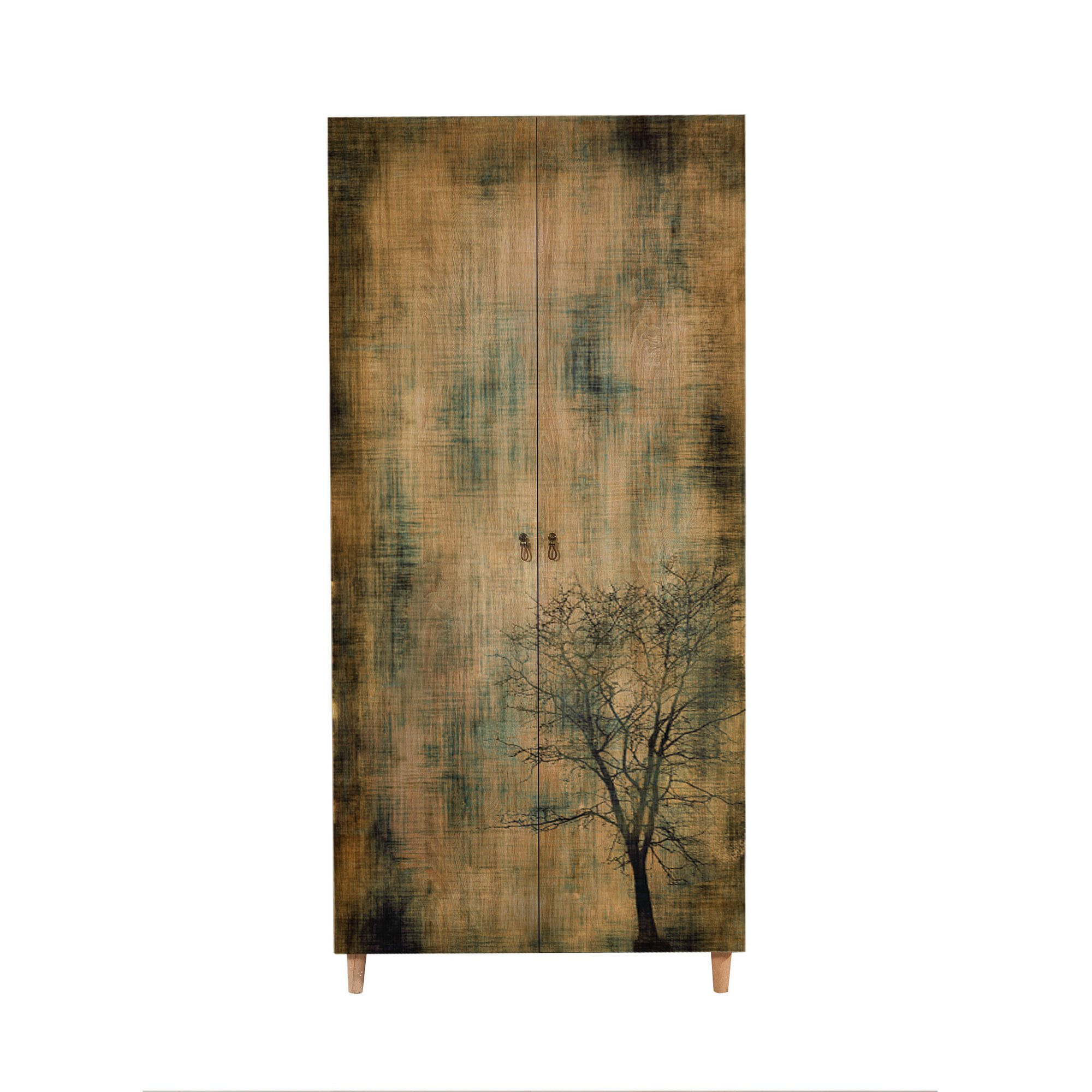 Dulap, Hanah Home, pal melaminat, stejar sonoma, 90x52x192 cm, 863SPH4207 — imaginea 8
