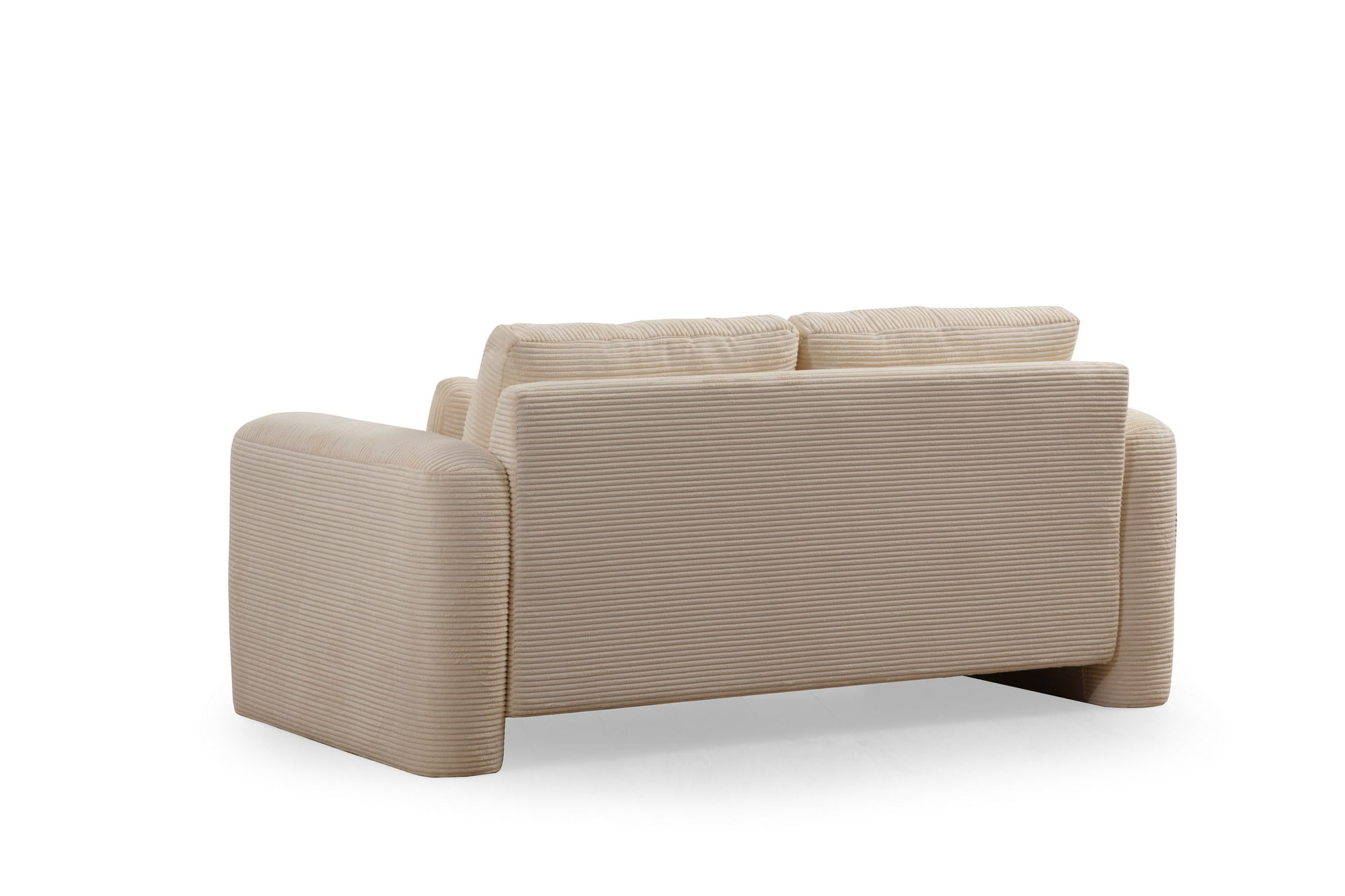 Canapea 2 locuri, Atelier Del Sofa, lemn de fag si pal, bej, 180x97x73 cm — imaginea 6