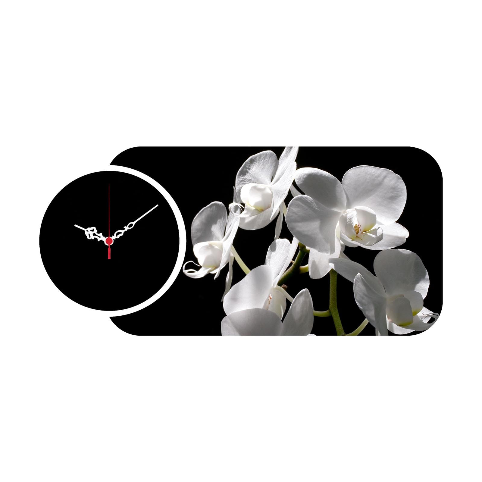 Ceas decorativ, Wallxpert, mdf, multicolor, 68x32 cm, 238HMA5150