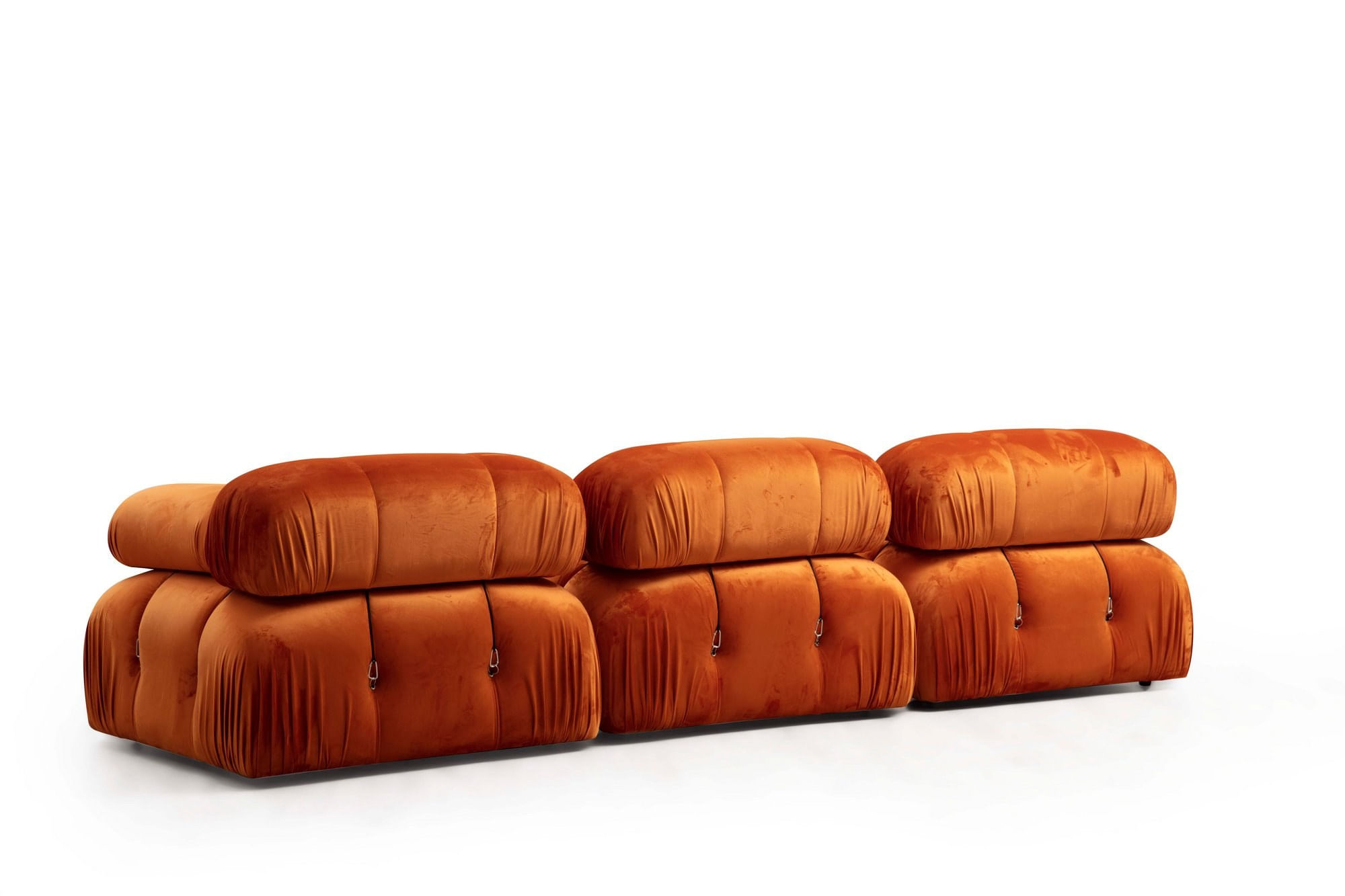 Canapea 1 loc, Hanah Home, lemn fag, portocaliu, 95x95x75 cm, 560ARE1425 — imaginea 5