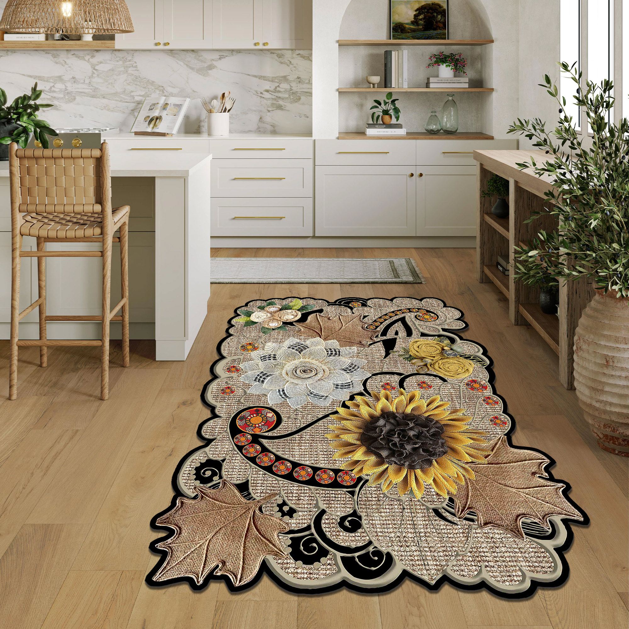 Covor, Conceptum Hypnose, multicolor, 60x100 cm, 100% poliester, antiderapant, 478HFT3308 - 1 | YEO