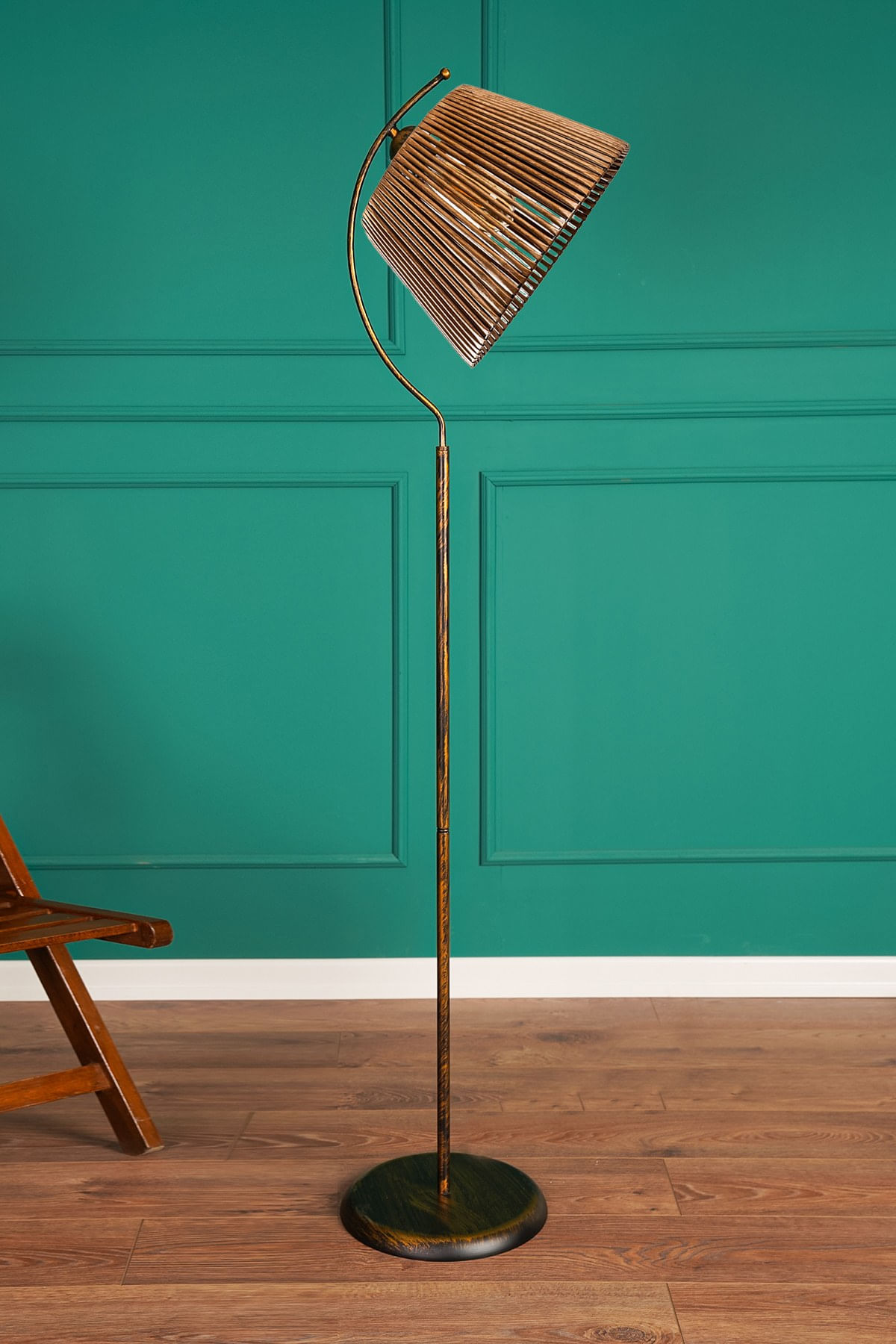 Lampadar, Opviq, metal, antichizat, 165 cm, 390FLH2210