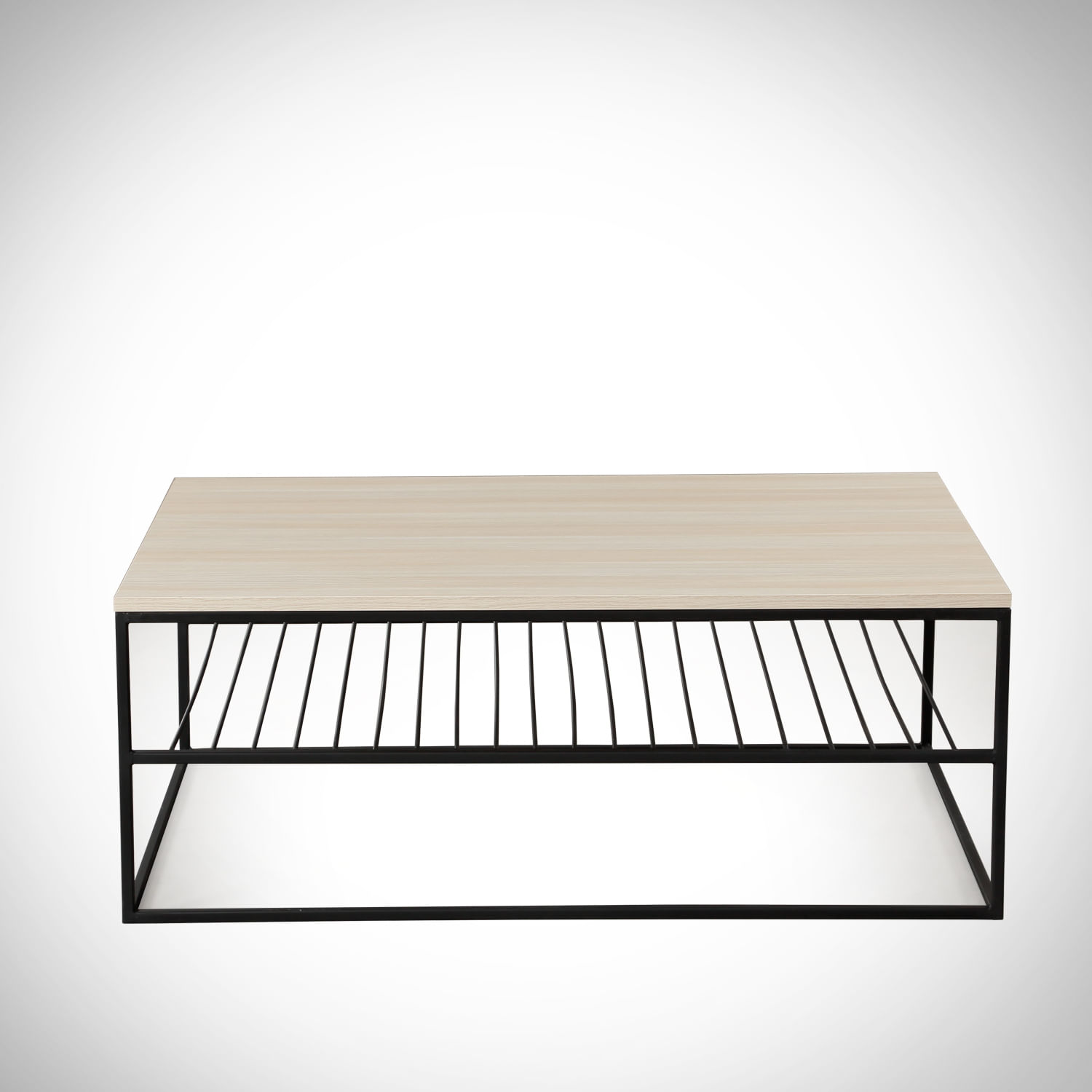 Masuta de cafea, Hanah Home, pal melaminat, stejar, 95x55x43 cm, 801CMY2833 — imaginea 2