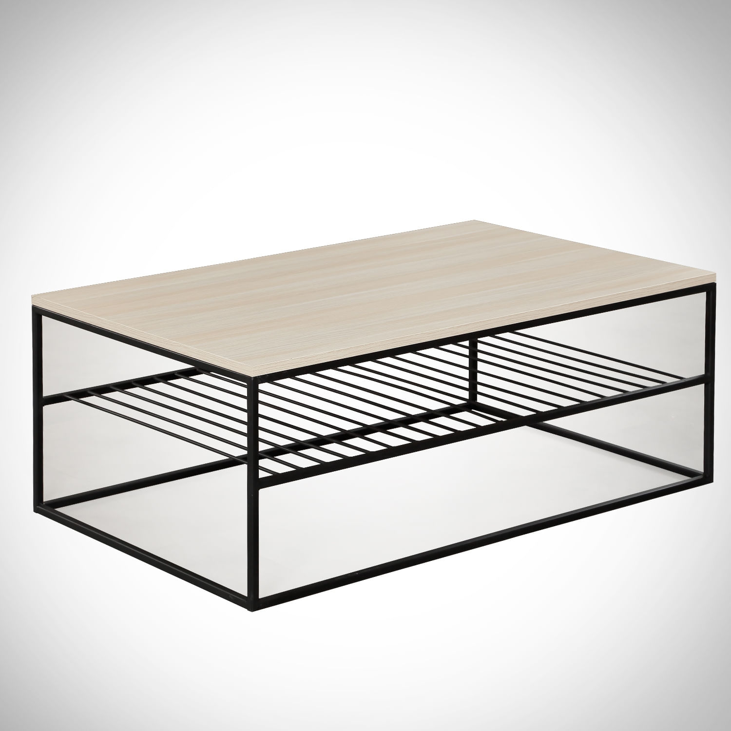 Masuta de cafea, Hanah Home, pal melaminat, stejar, 95x55x43 cm, 801CMY2833 — imaginea 3