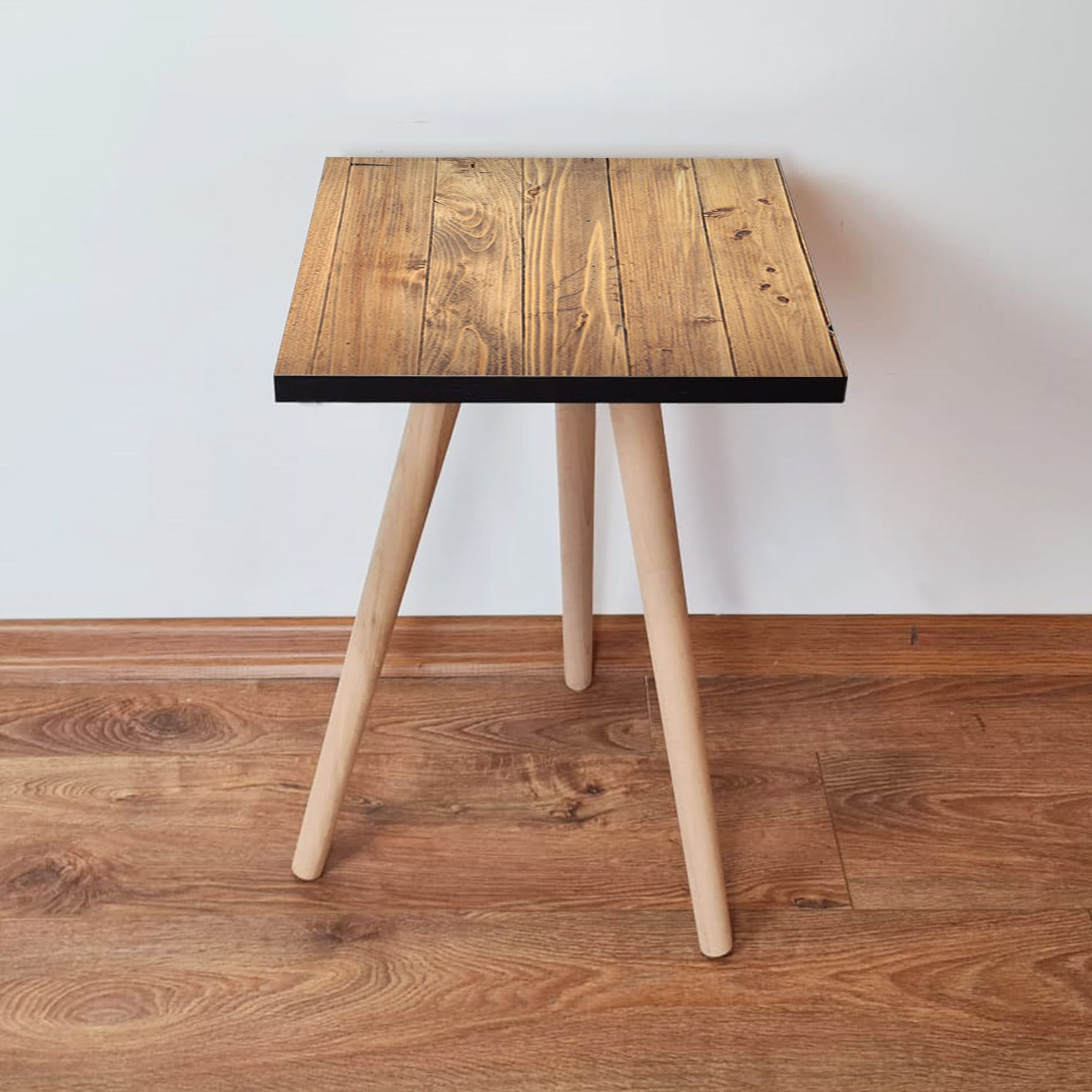 Masuta laterala, Hanah Home, mdf, camel, 35x35x42 cm, 481LNA1967