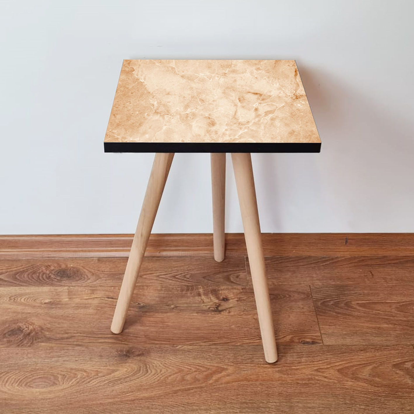 Masuta laterala, Hanah Home, mdf, bej, 35x35x42 cm, 481LNA1856