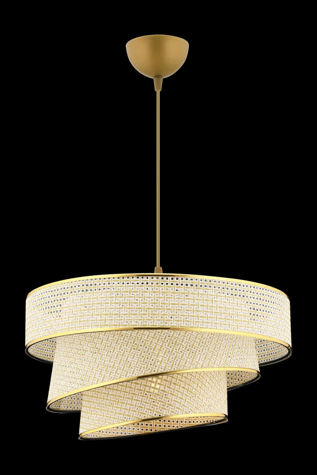 Candelabru, Opviq, metal, crem auriu, 40x40x72 cm