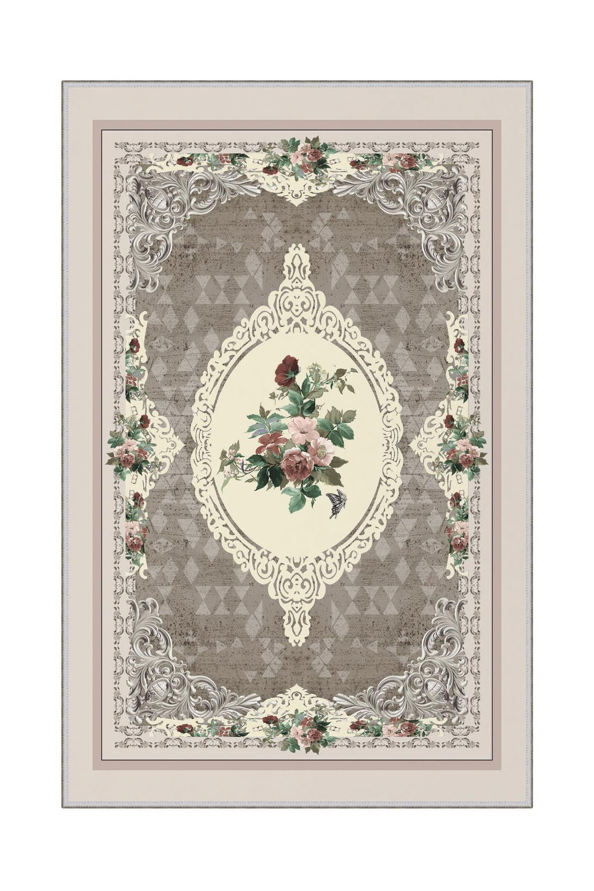 Covor, Conceptum Hypnose, multicolor, 60x100 cm, 100% poliester, antiderapant, 474HFT1535