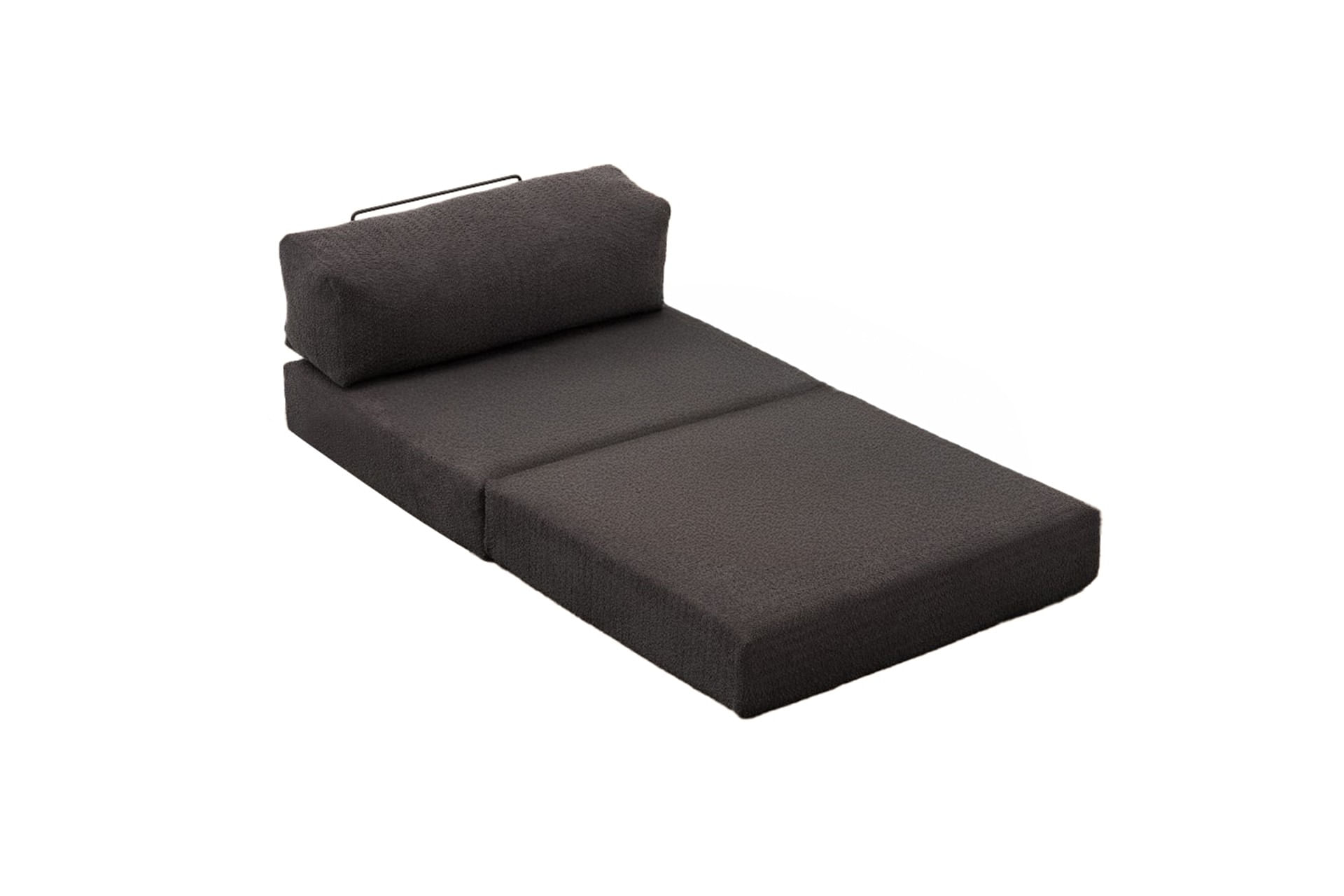 Canapea 1 loc, Atelier Del Sofa, 100% chenille, antracit, 95x75x95 cm — imaginea 4