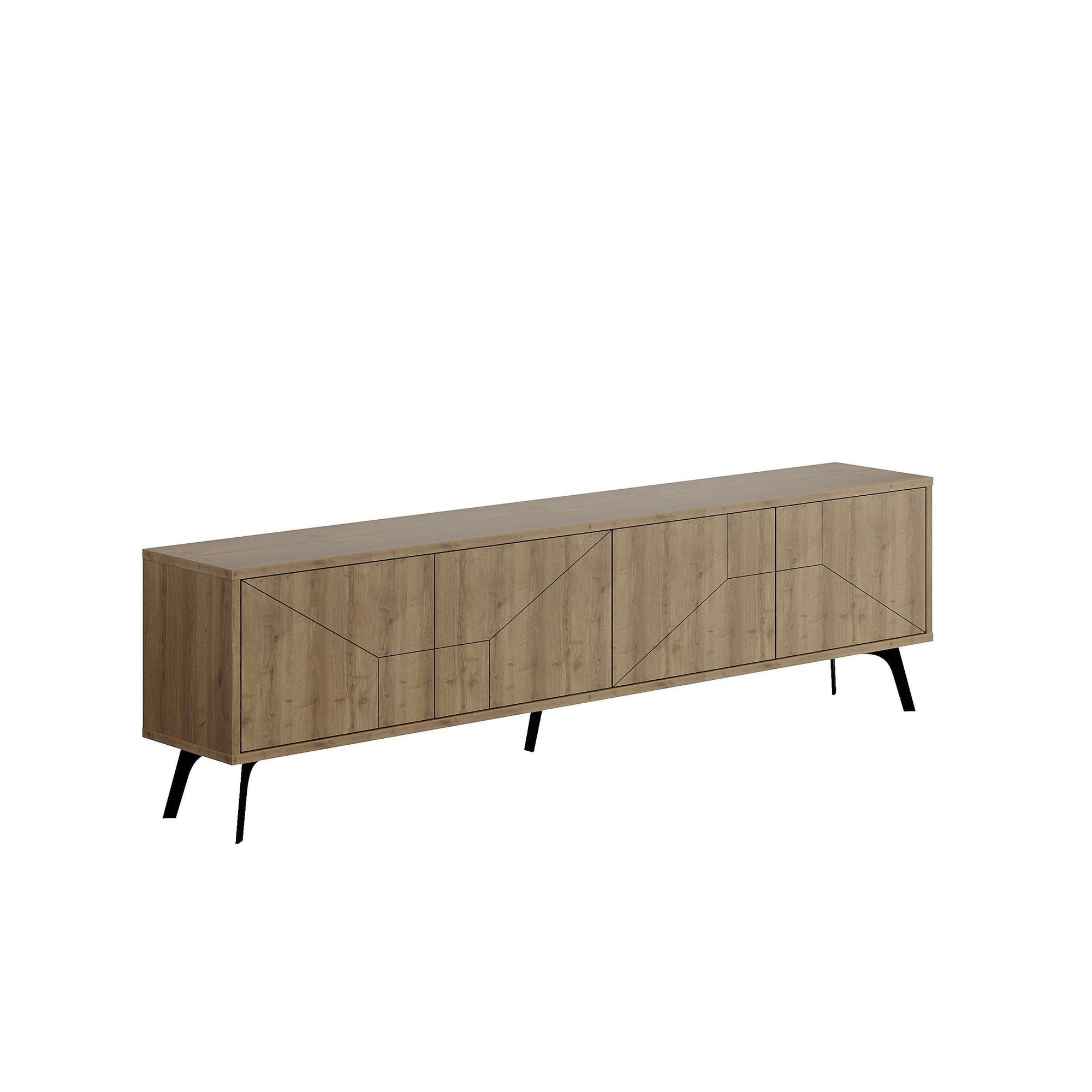 Comoda tv, Hanah Home, pal melaminat, hitit, 180x50x29.6 cm — imaginea 6