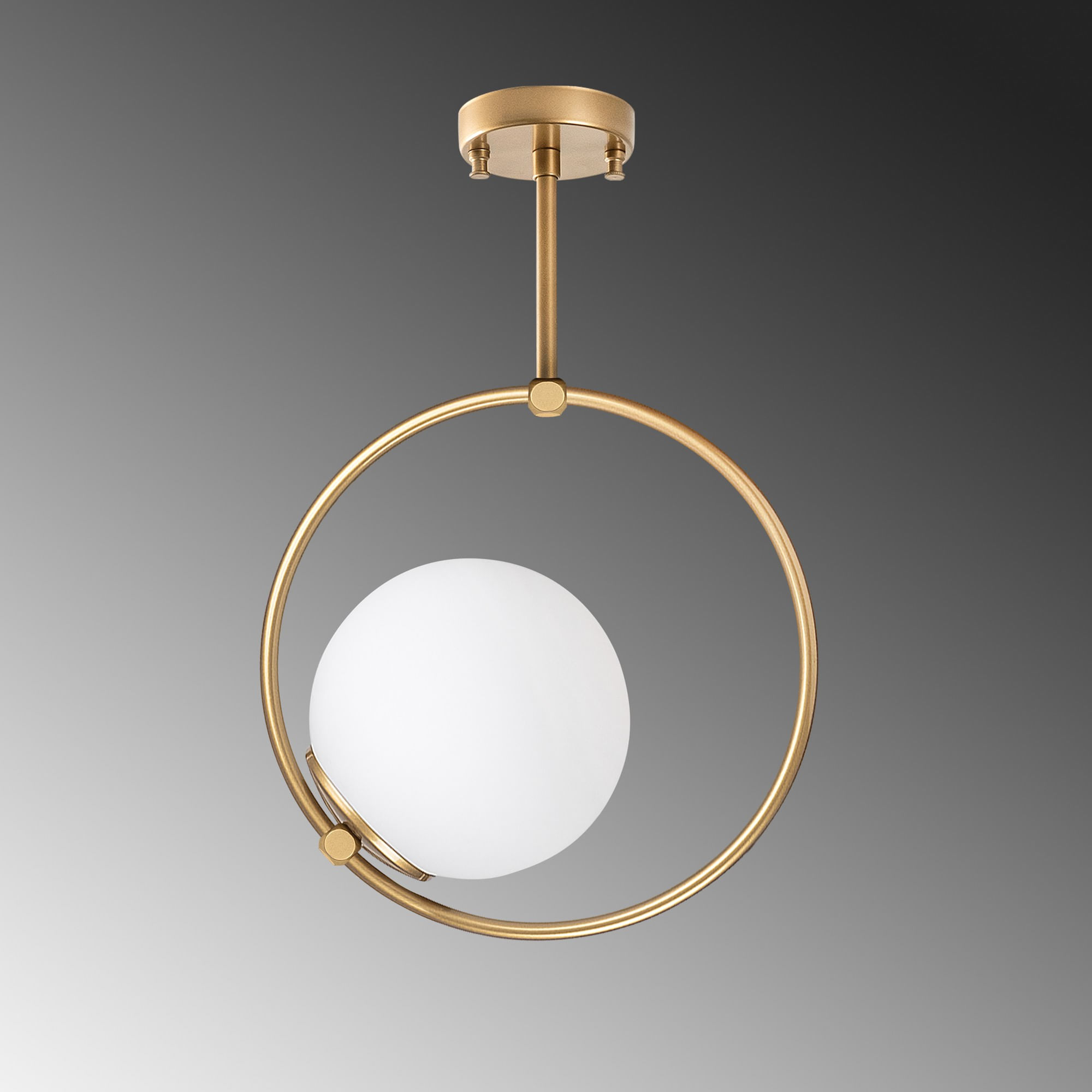 Lustra, Opviq, metal, auriu, 26x15x39 cm - 1 | YEO