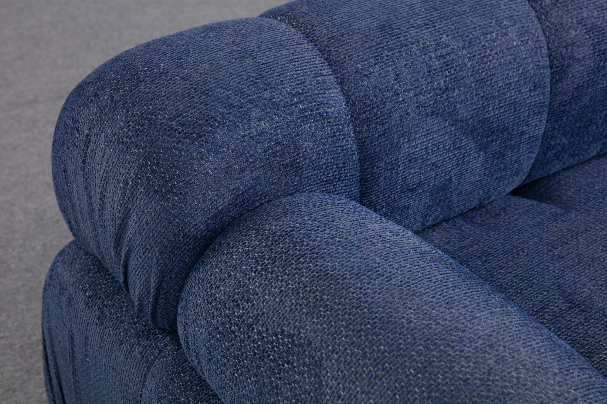 Canapea 2 locuri, Atelier Del Sofa, lemn fag si pal, albastru noapte, 190x95x75 cm — imaginea 6
