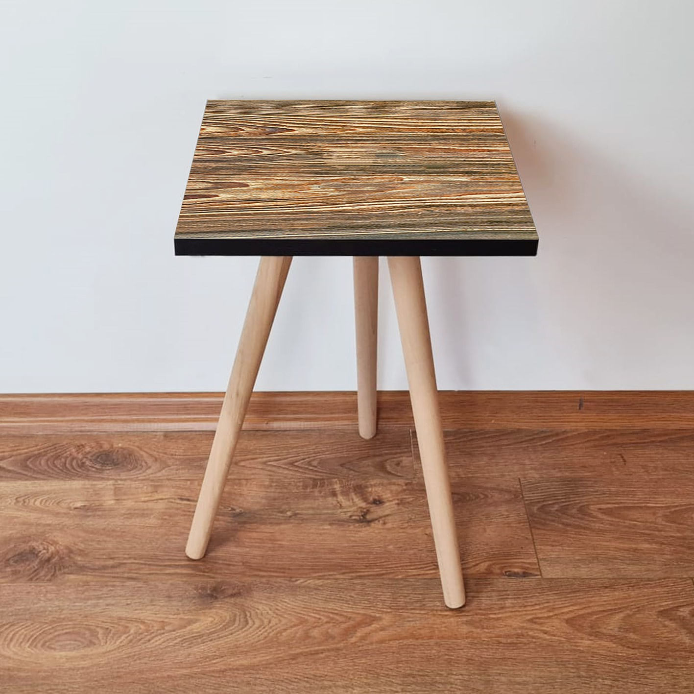 Masuta de cafea, Hanah Home, mdf, camel maro, 35x35x42 cm