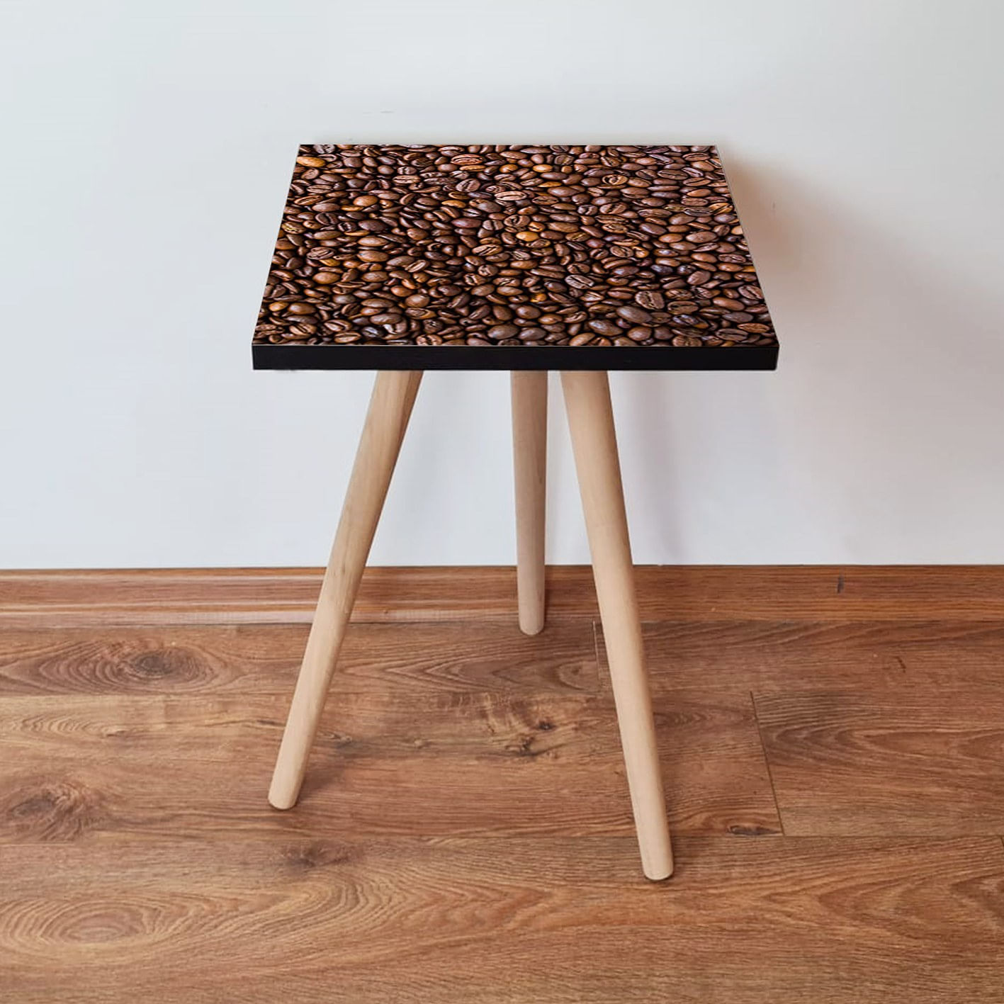 Masa laterala, Hanah Home, mdf, maro, 35x42x35 cm