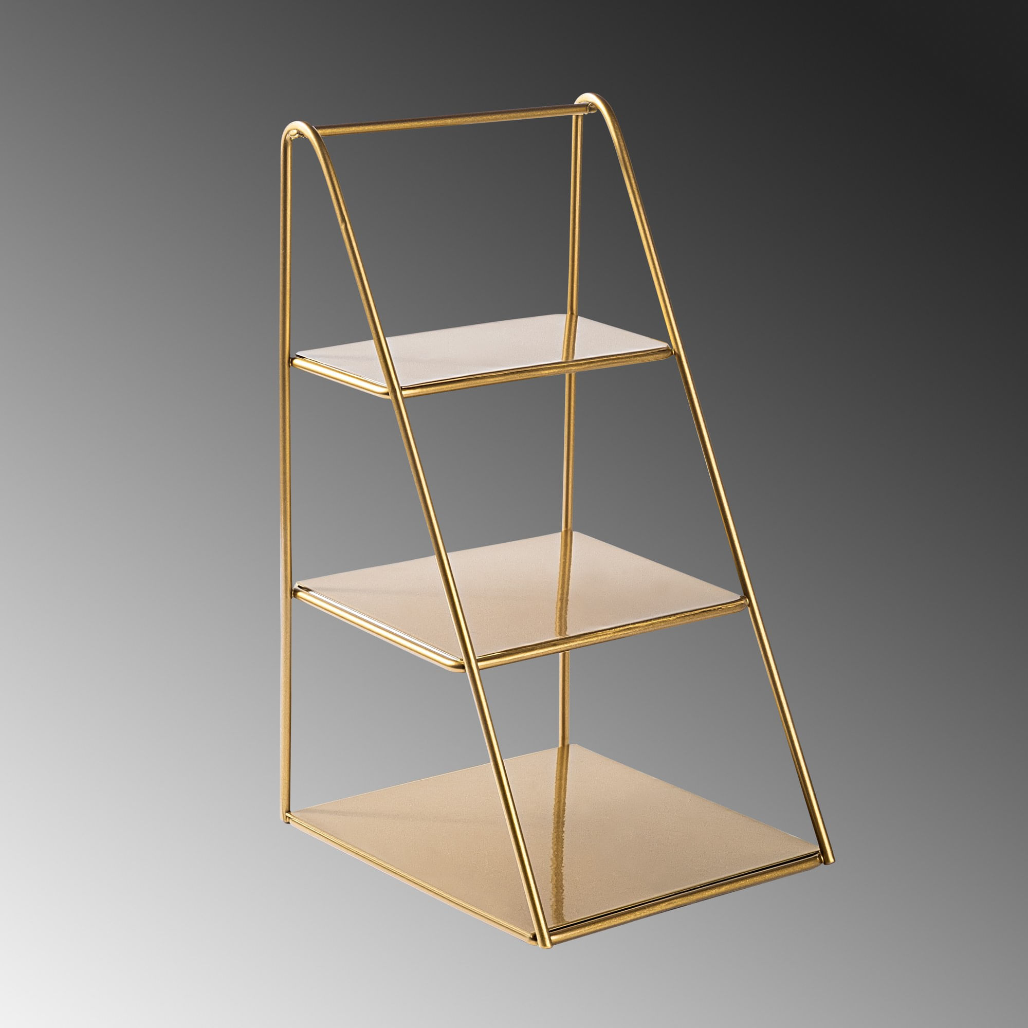 Accesoriu decorativ, Aberto Design, metal, auriu, 16x17x30.5 cm