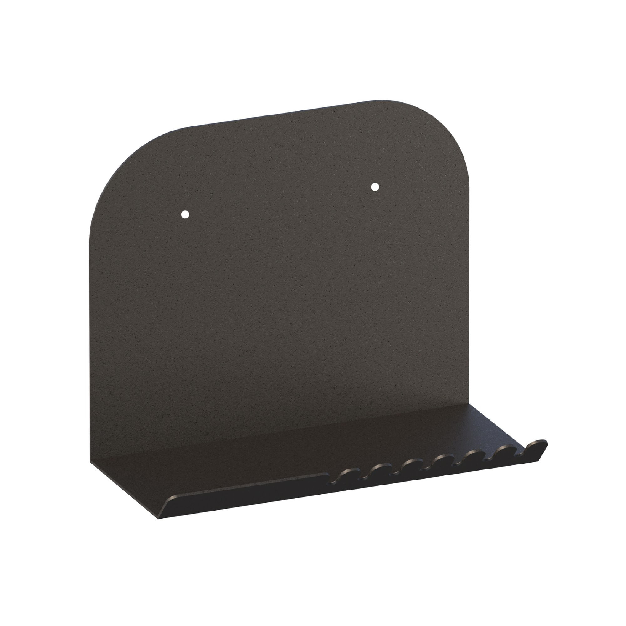 Raft de perete, Hanah Home, metal, negru, 28x23x12 cm — imaginea 2