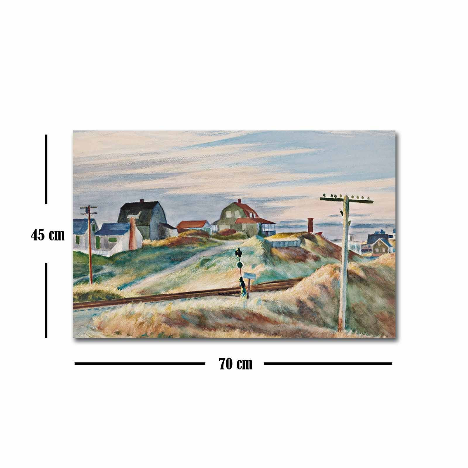 Tablou canvas decorativ, Wallxpert, piele de caprioara, multicolor, 45x70 cm, rama lemn, 249CVT1424 - imagine 3