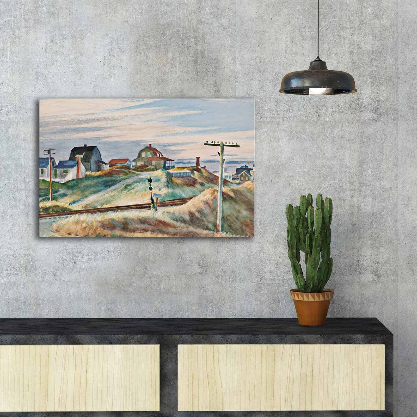 Tablou canvas decorativ, Wallxpert, piele de caprioara, multicolor, 45x70 cm, rama lemn, 249CVT1424 - imagine 4