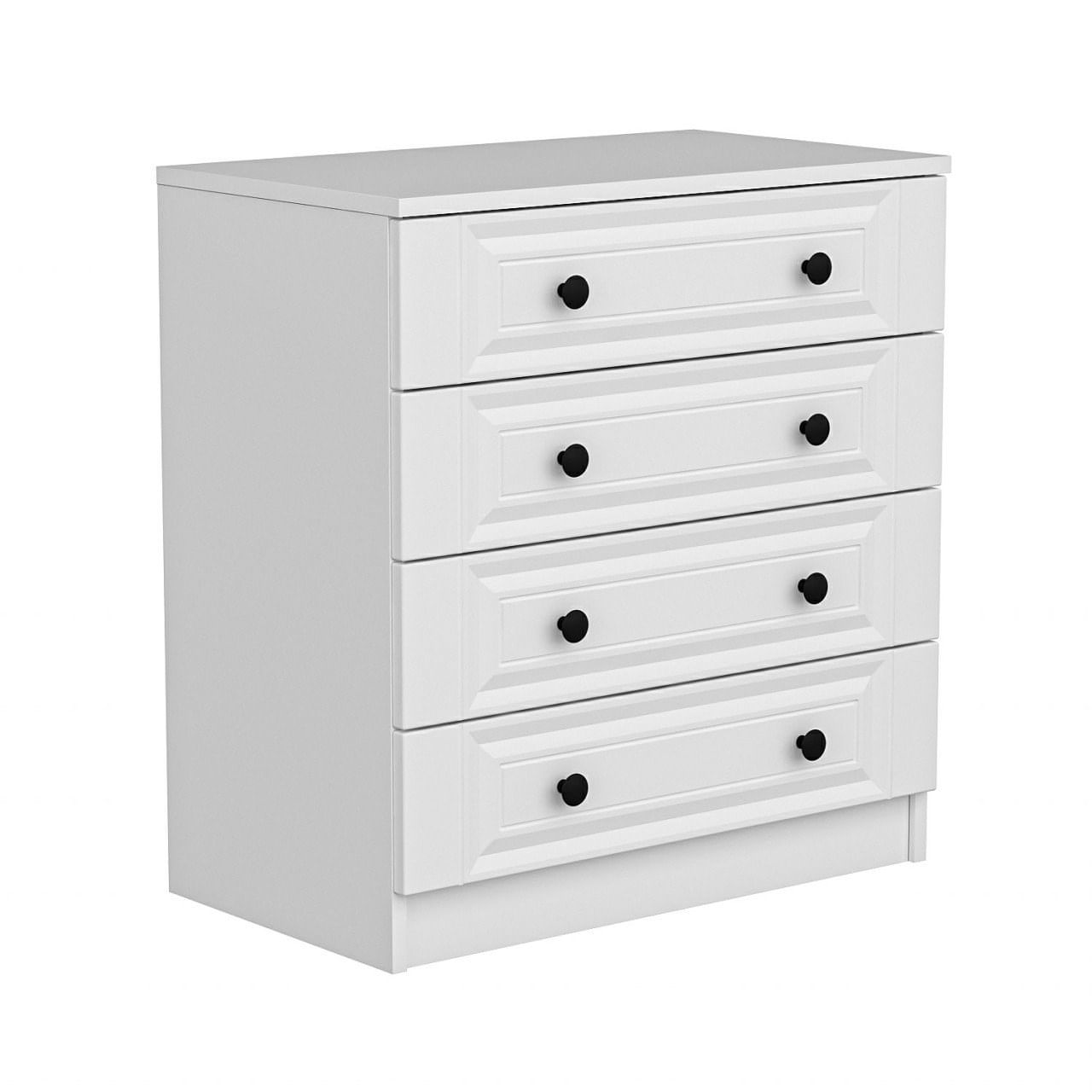 Comoda, Hanah Home, pal melaminat, alb, 72x42x77 cm, 506MNR1525 — imaginea 4