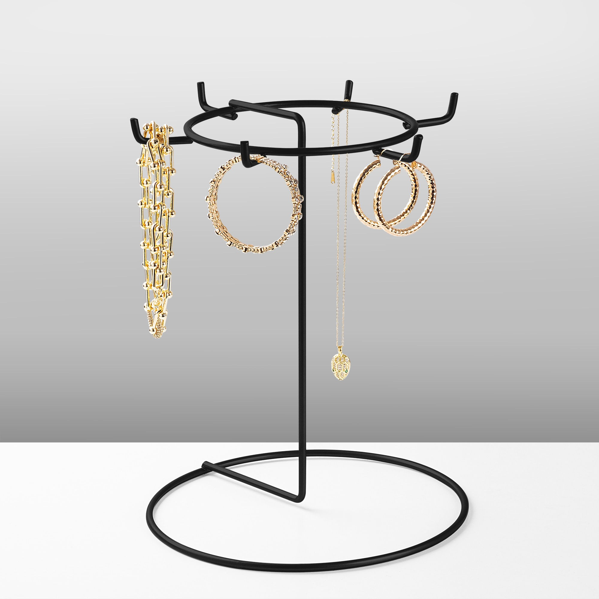 Organizator bijuterii, Aberto Design, metal, negru, 22x28 cm — imaginea 5