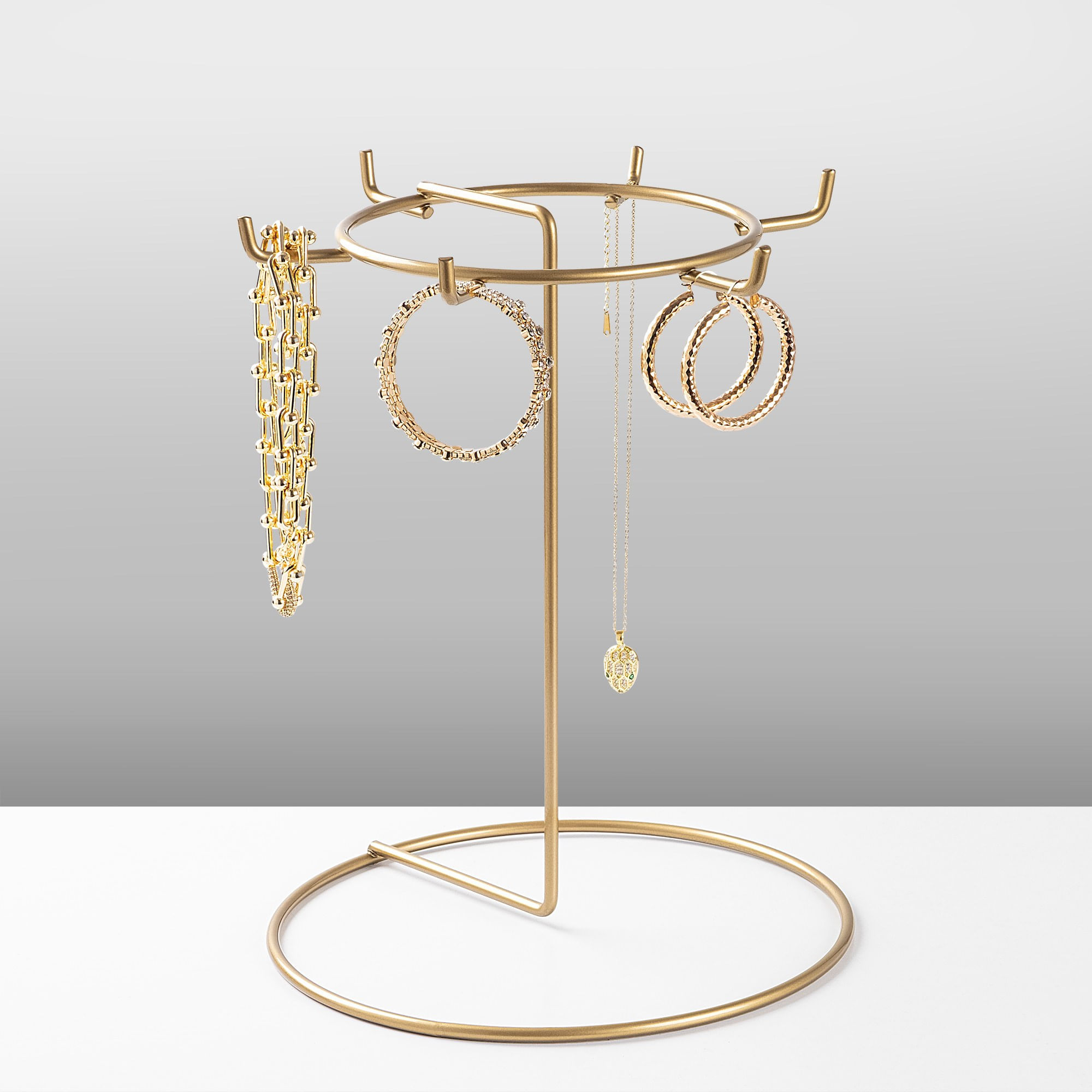 Suport bijuterii, Aberto Design, metal, auriu, 22x28 cm — imaginea 4