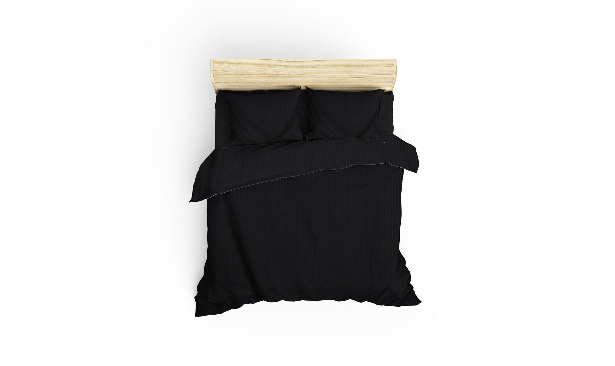 Set lenjerie de pat dubla, L'essentiel Maison, antracit, 200x220 cm, satin 100% bumbac