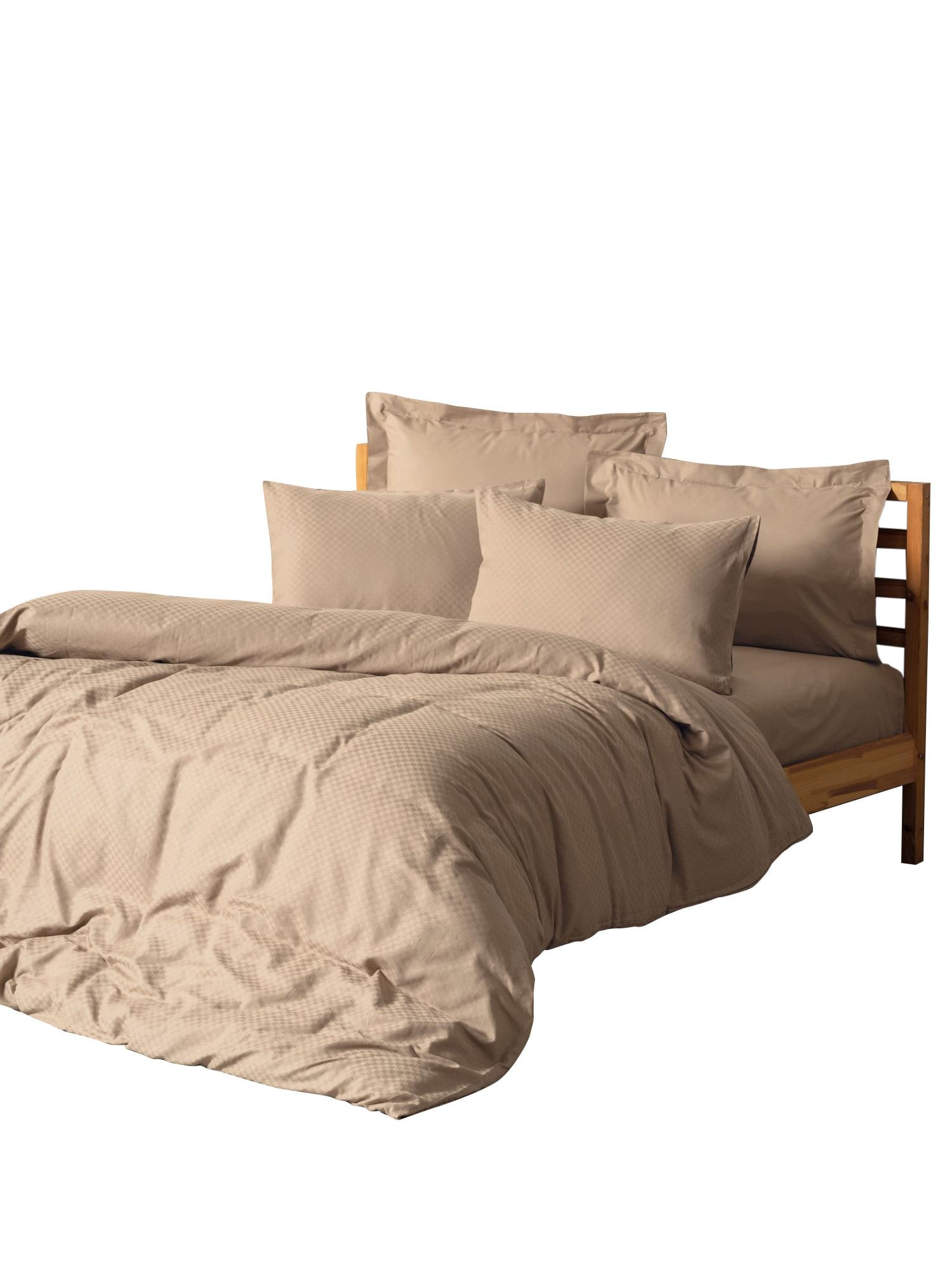 Set lenjerie de pat, L'essentiel Maison, nurca, 200x220 cm, bumbac ranforce
