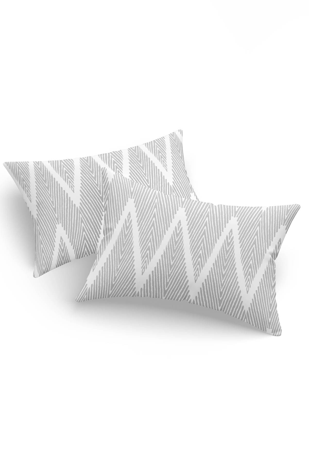 Set fete de perna, L'essentiel Maison, gri, 50x70 cm, bumbac si poliester, 2 bucati, 143EPJ0038