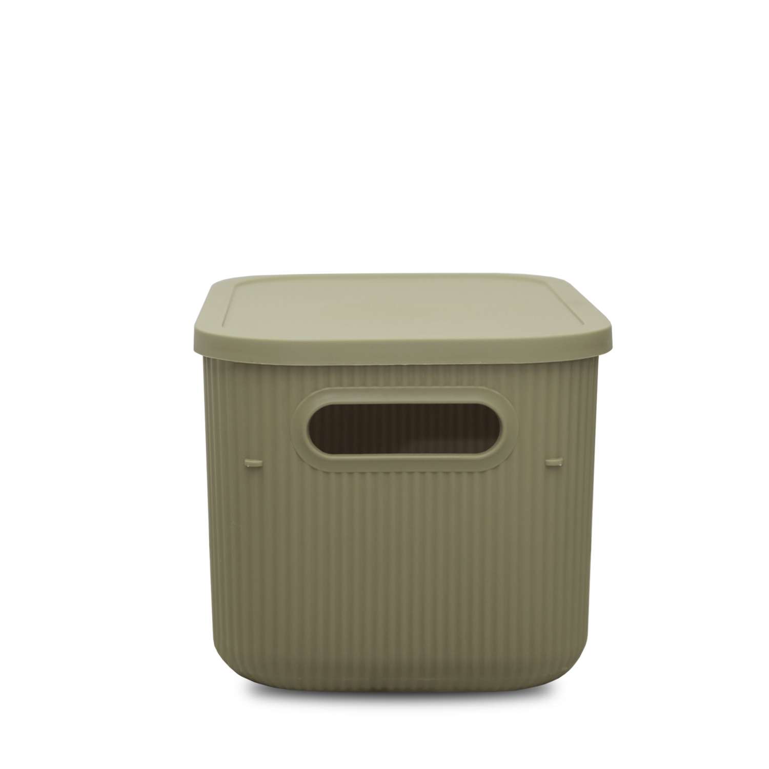 Cutie depozitare, Aberto Design, plastic, verde deschis, 18x25x16 cm