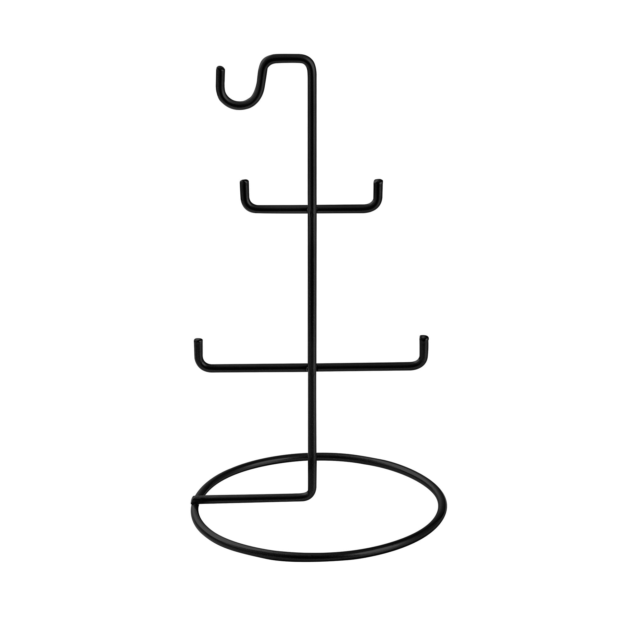 Suport bijuterii, Aberto Design, metal, negru, 15x27 cm — imaginea 7
