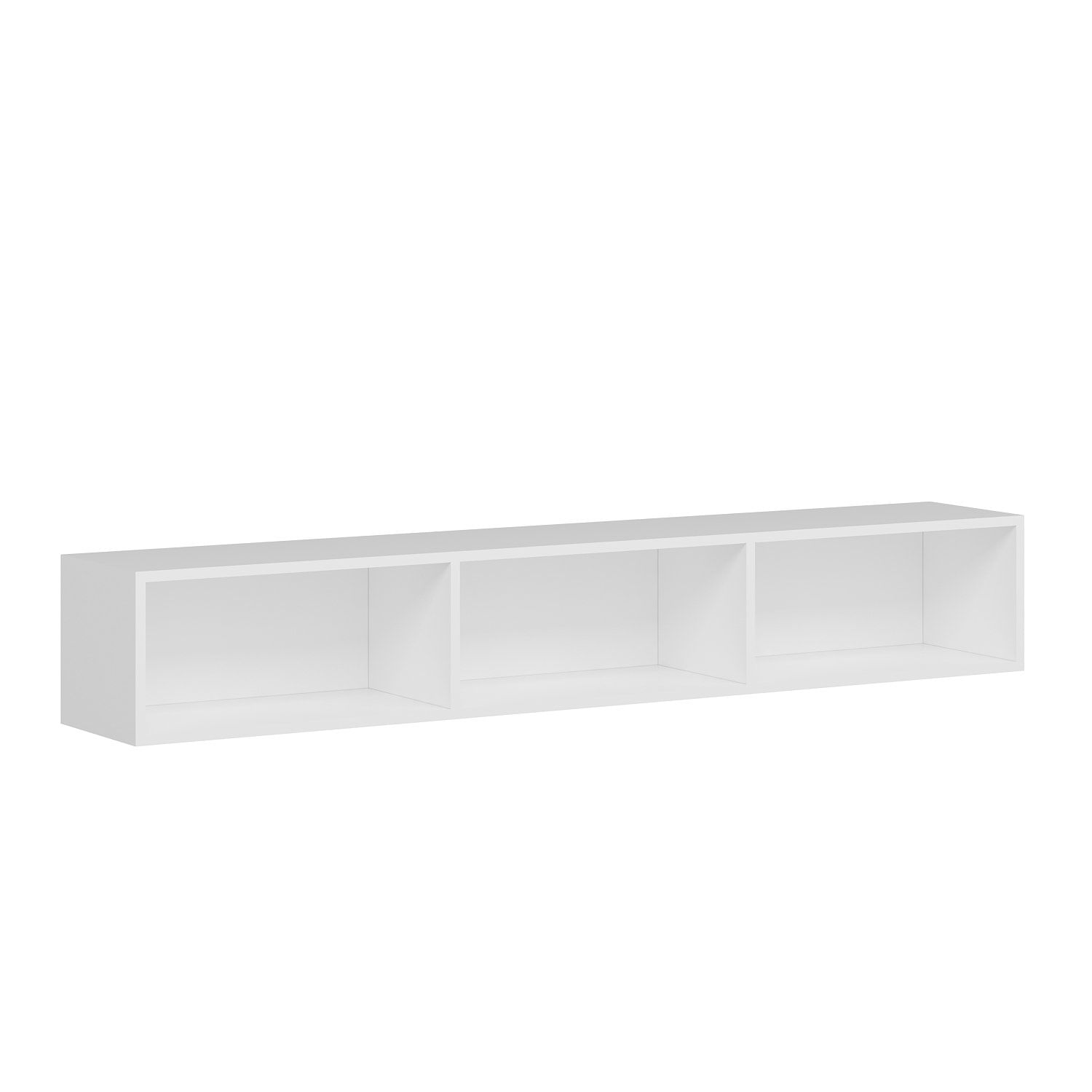 Consola tv, Hanah Home, pal melaminat, alb, 180x32x30 cm — imaginea 4