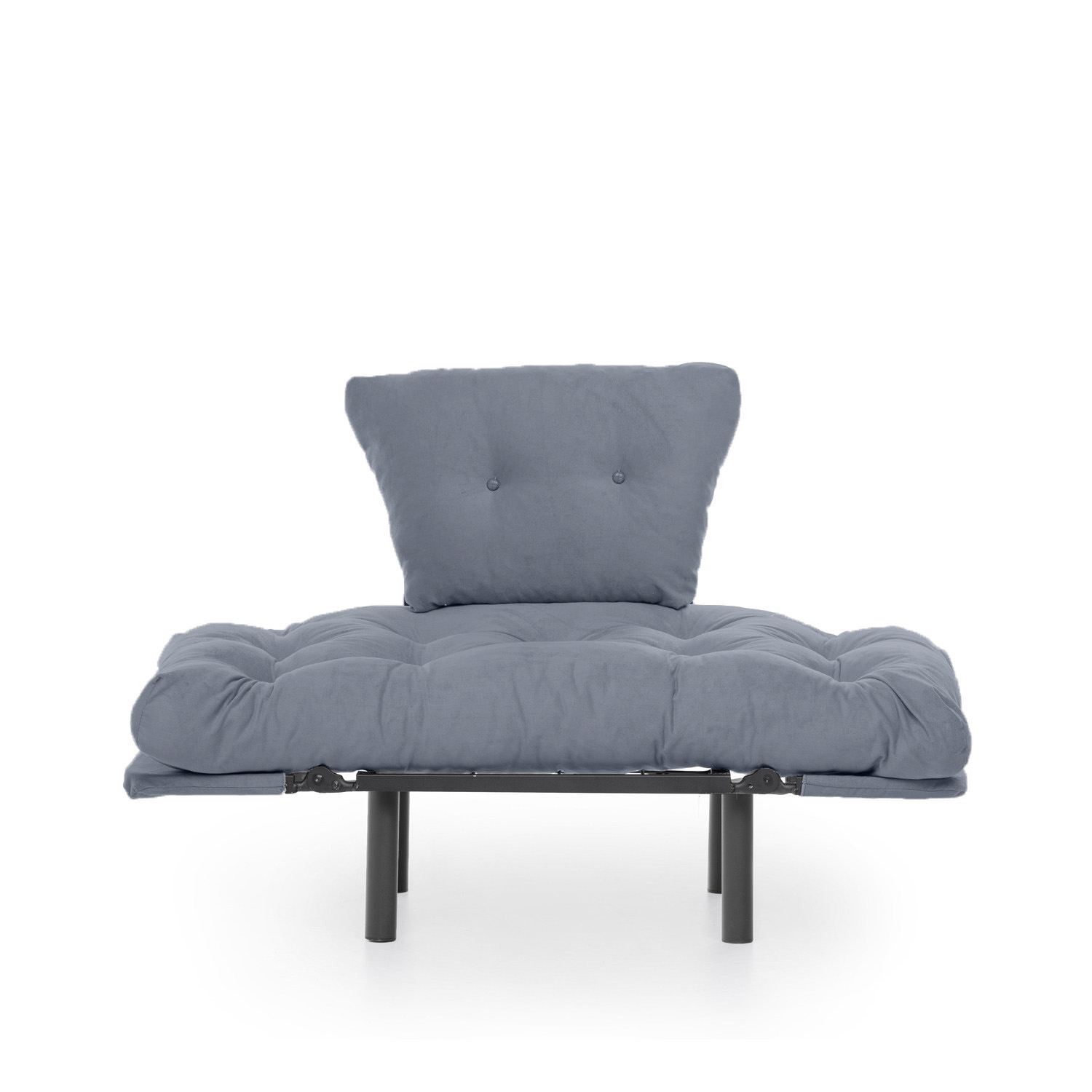 Fotoliu, Hanah Home, metal, gri, 95x85x70 cm — imaginea 12