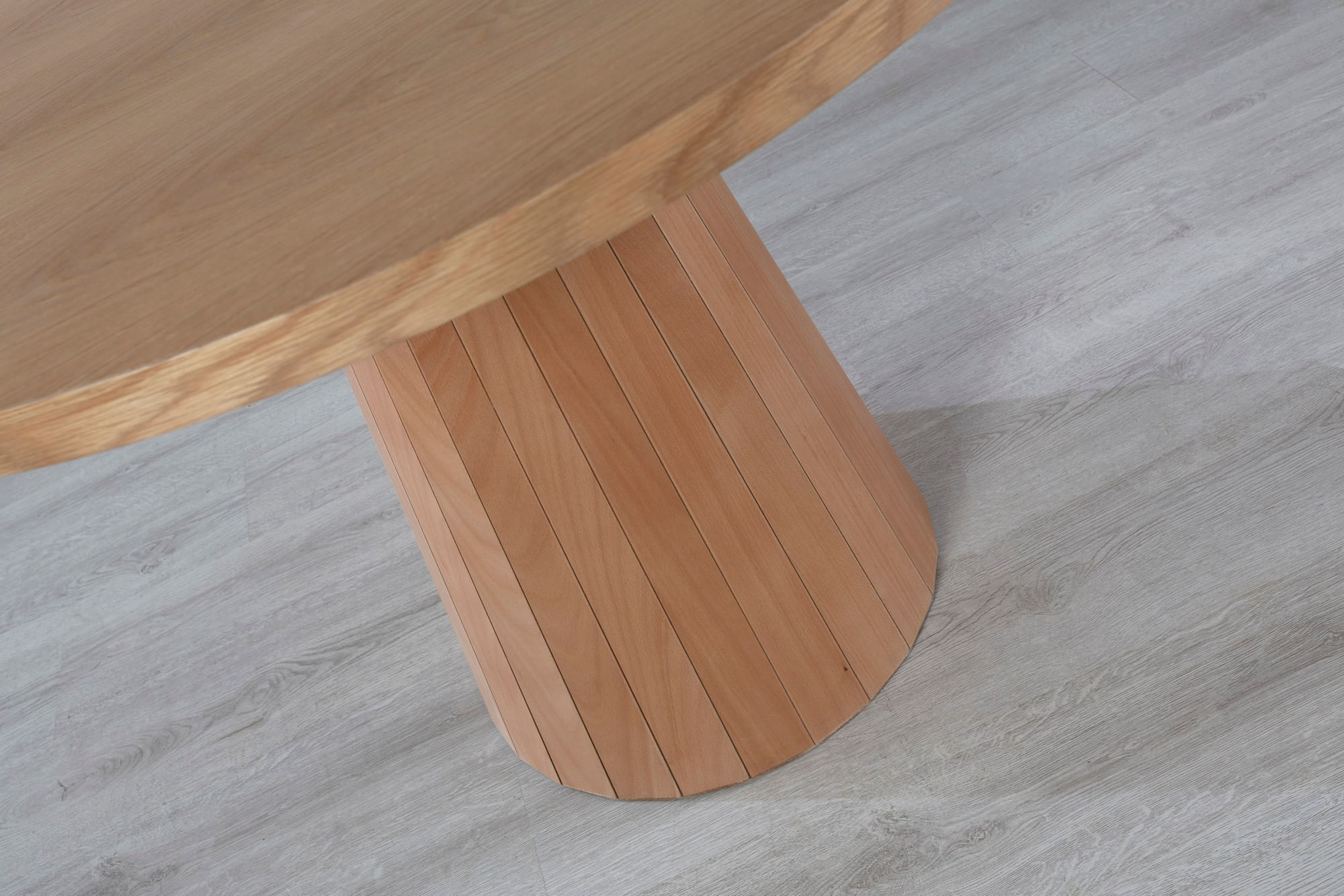 Masa dining, Hanah Home, lemn de fag, natural, 120x75 cm — imaginea 3
