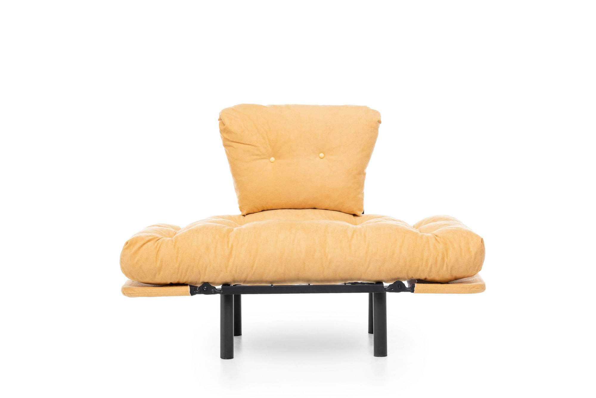 Fotoliu, Hanah Home, metal, mustar, 95x85x70 cm — imaginea 9