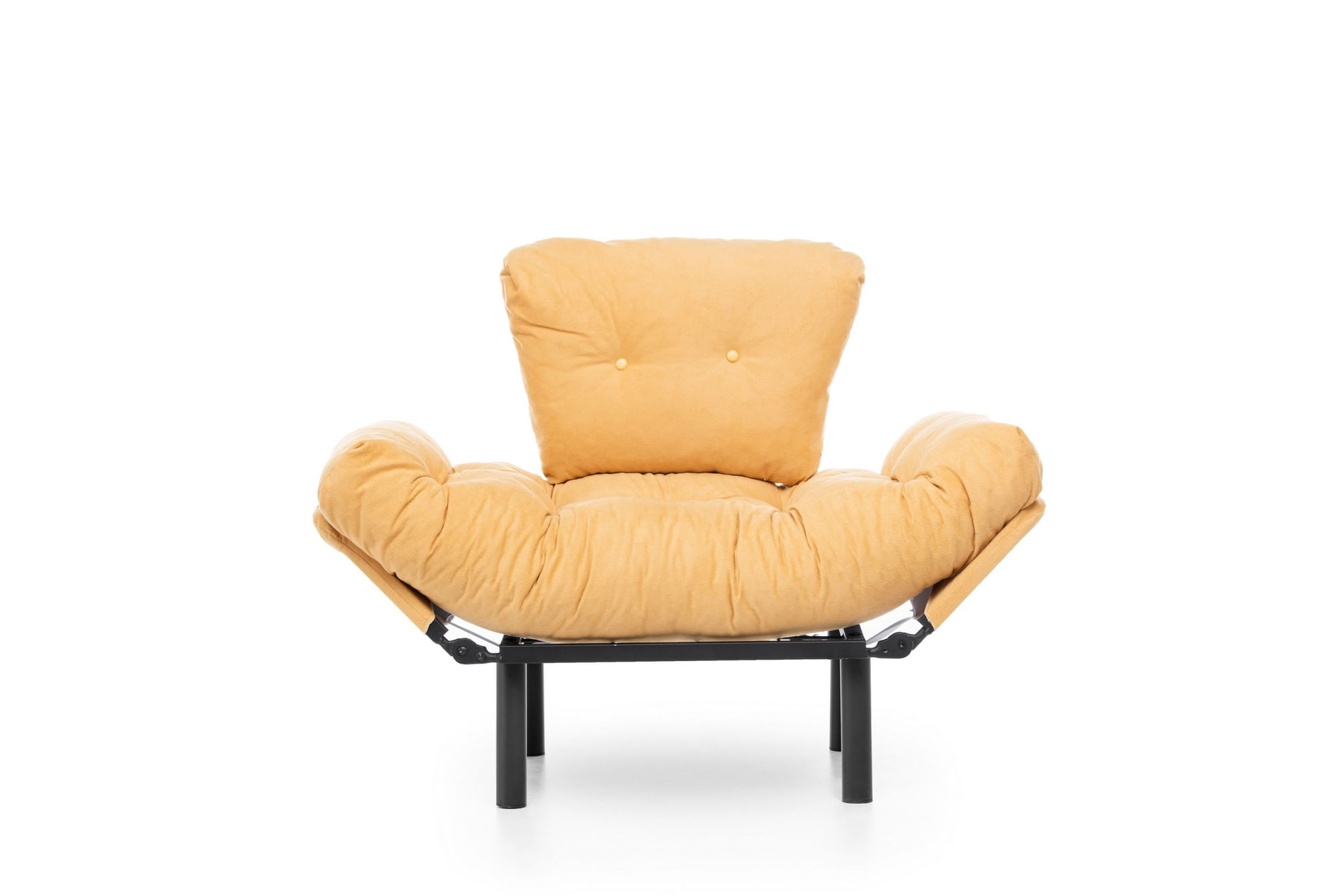 Fotoliu, Hanah Home, metal, mustar, 95x85x70 cm — imaginea 11