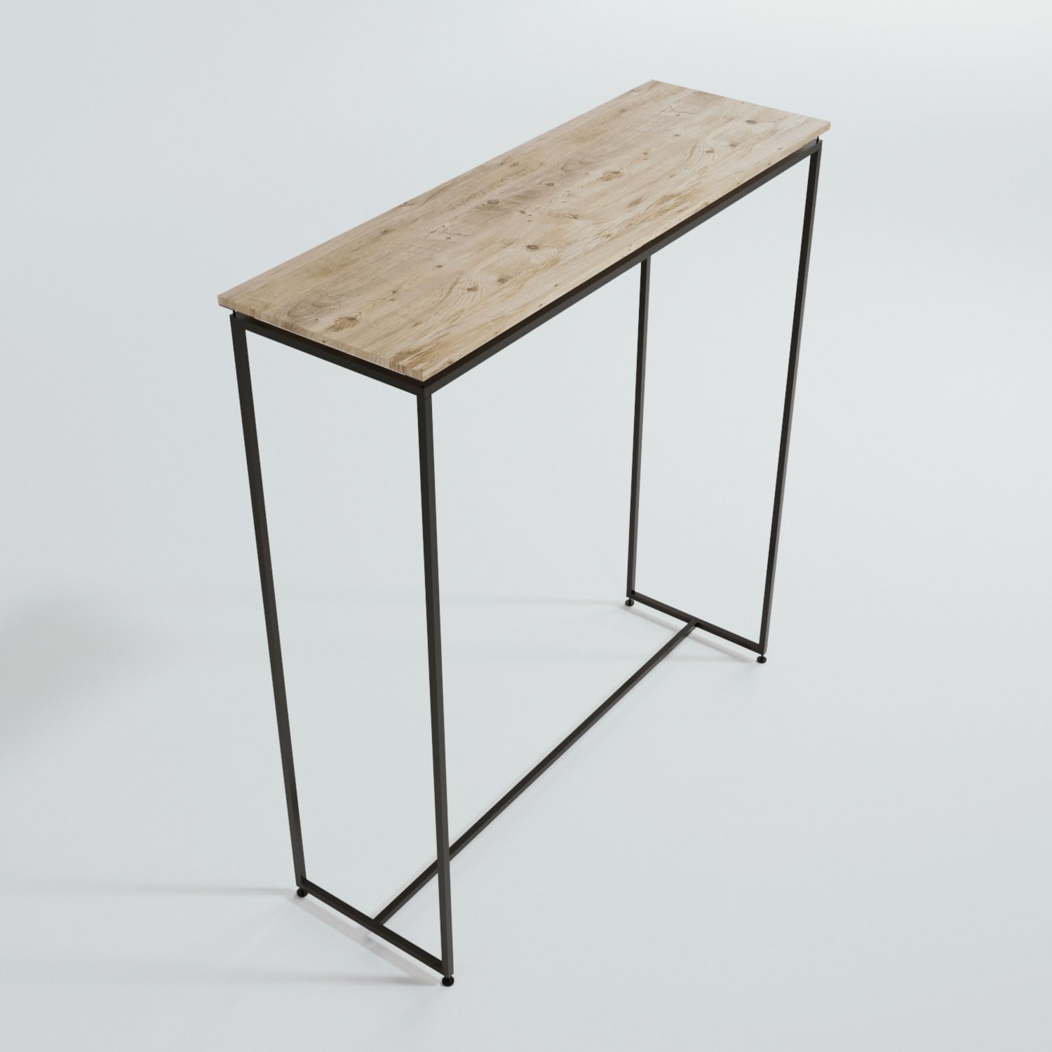 Sifonier, Hanah Home, pal melaminat, negru, 150x170x40 cm — imaginea 6