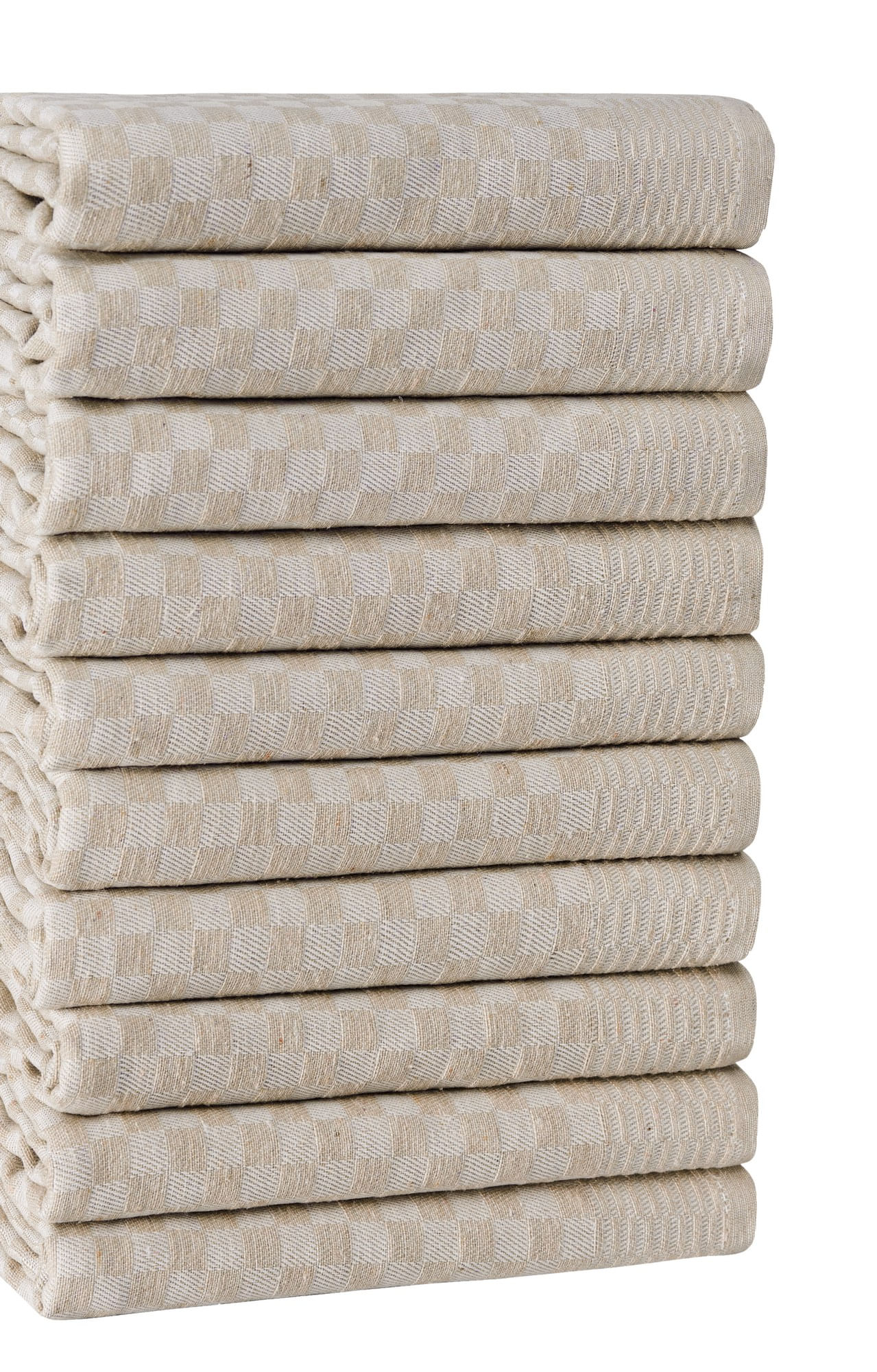 Set prosoape de bucatarie, Hermia, crem, 40x60 cm, 80% bumbac, 10 bucati