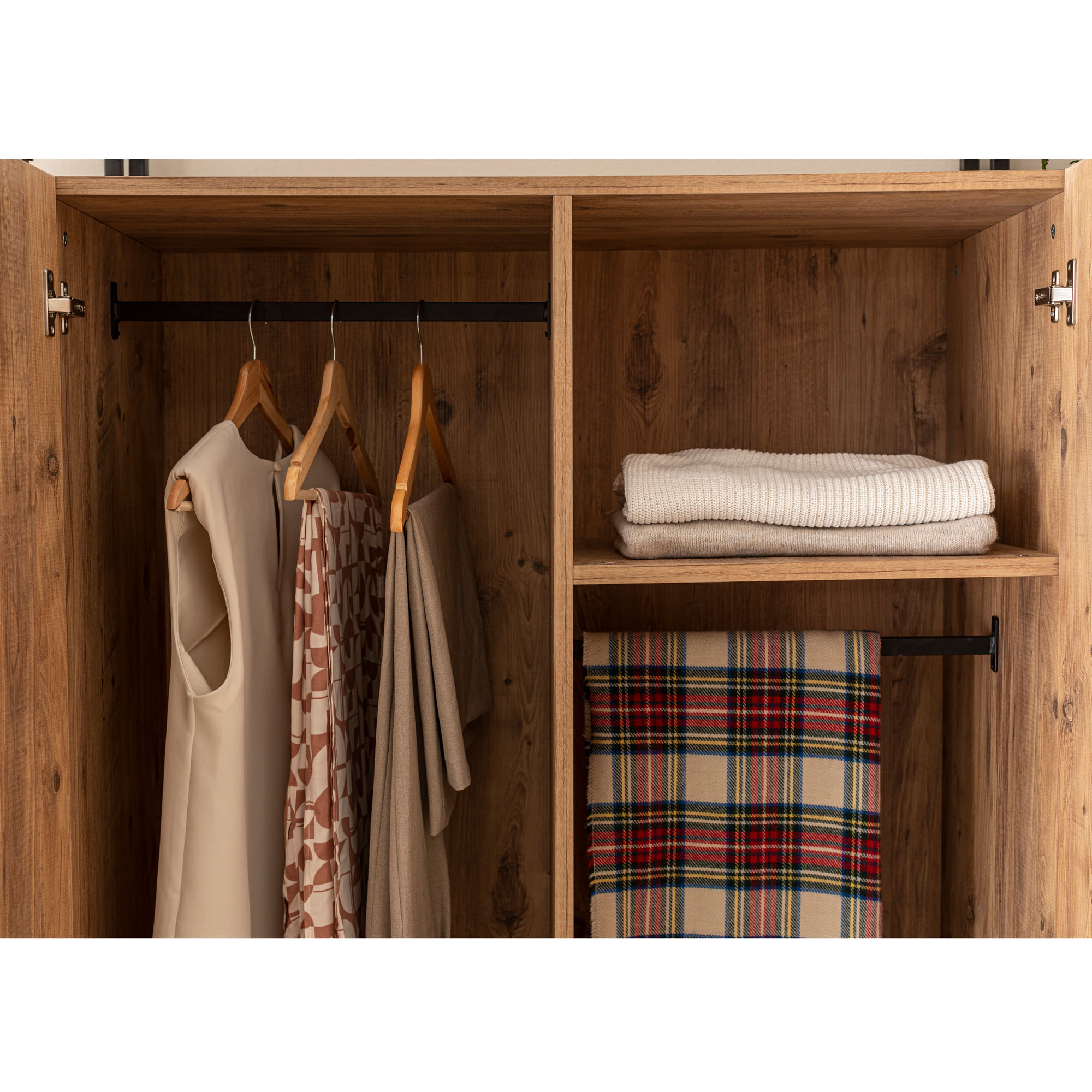 Sifonier, Hanah Home, pal melaminat, pin atlantic, 104x225x52 cm — imaginea 16